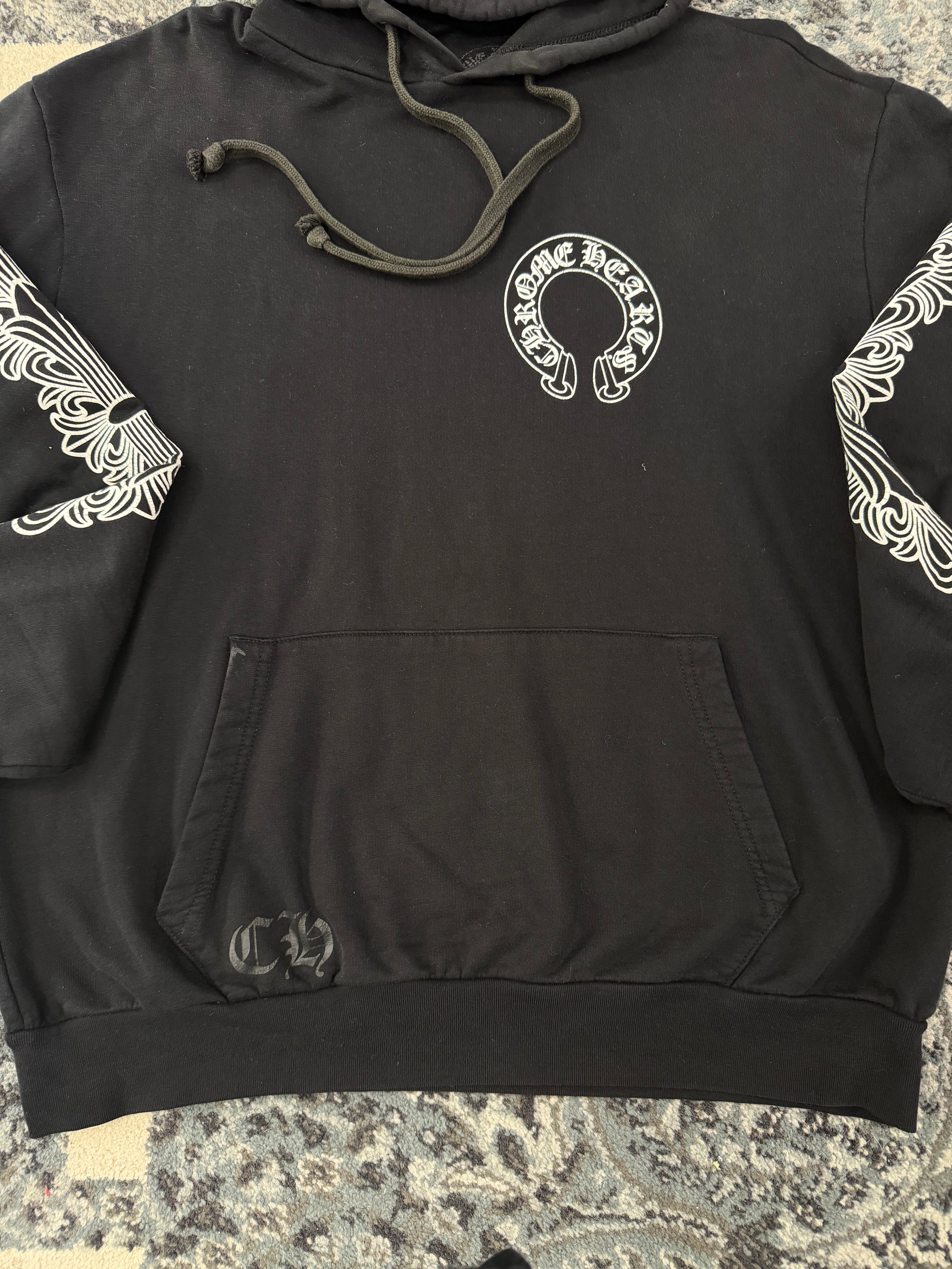 CHROME HEARTS floral sweatsuit black L U