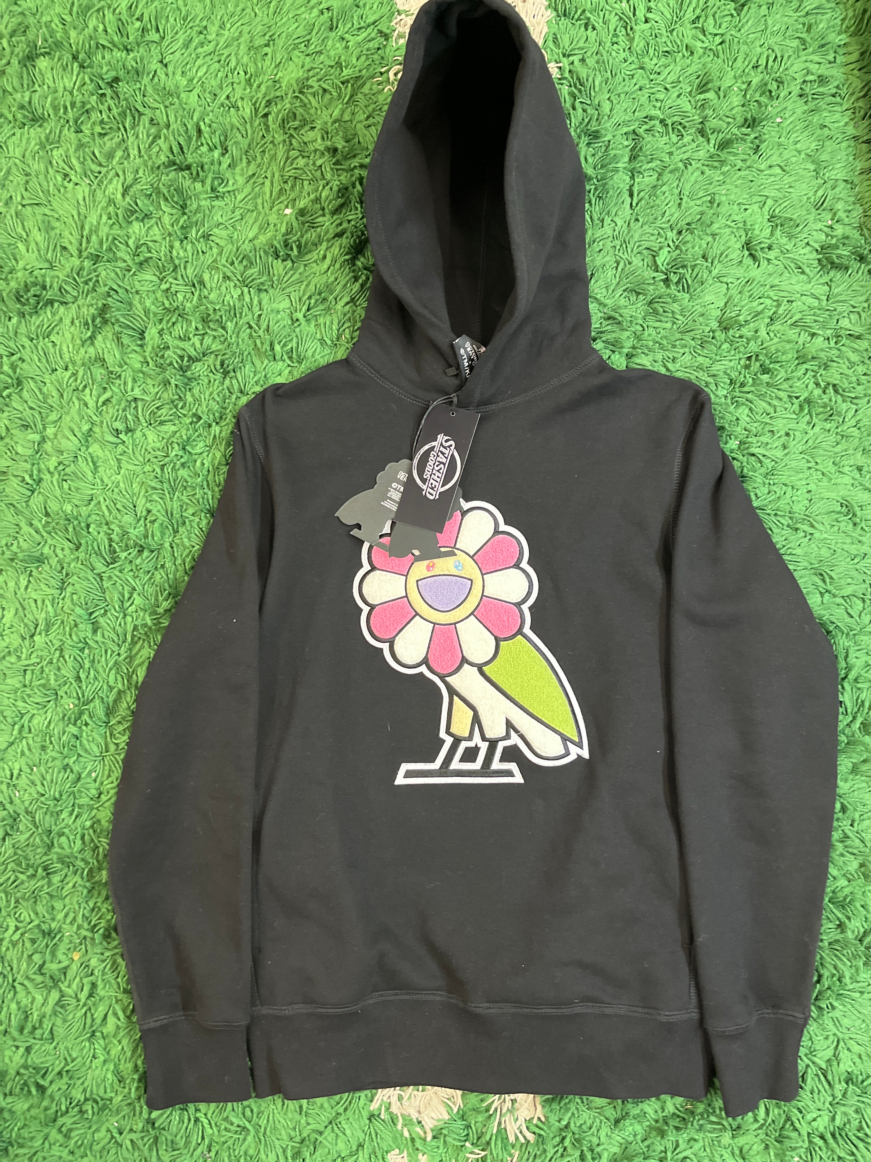 Takashi Murakami X OVO Surplus Flower Hoodie Size Medium DS