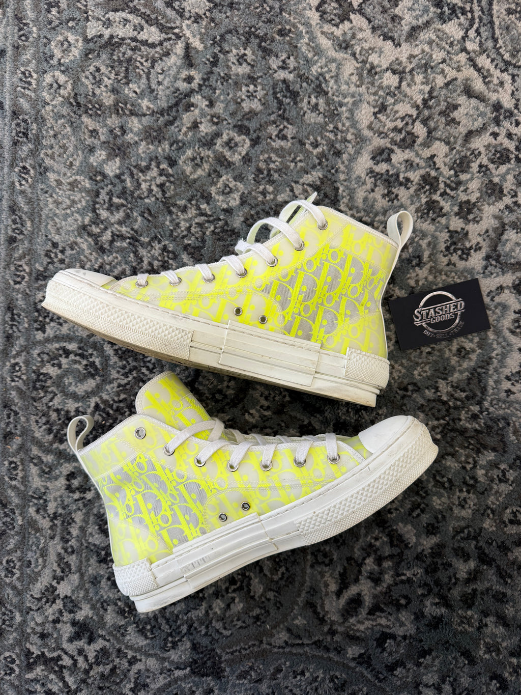 DIOR b23 hightops lime/white 43 (10M) NB U
