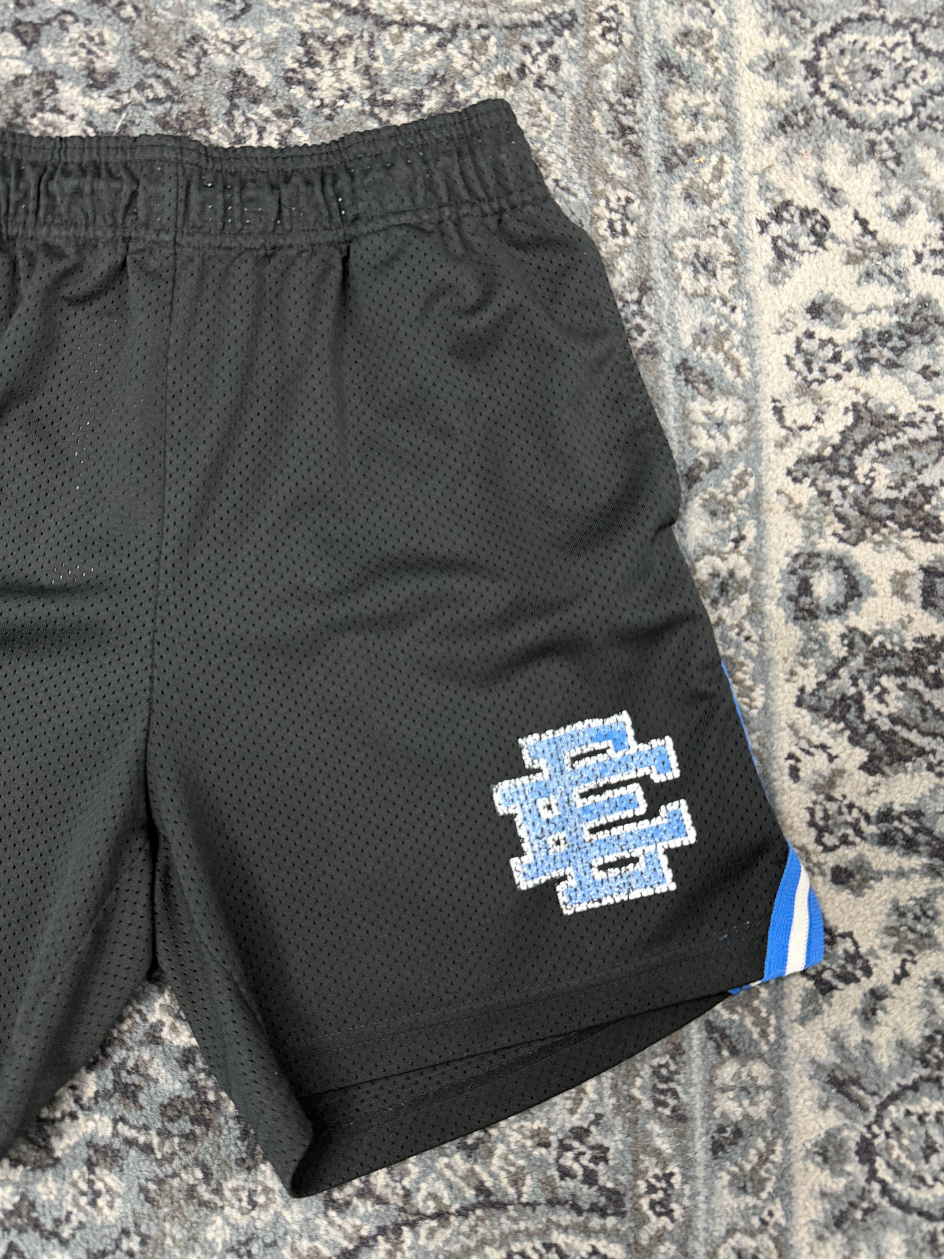 EE striped shorts black M U