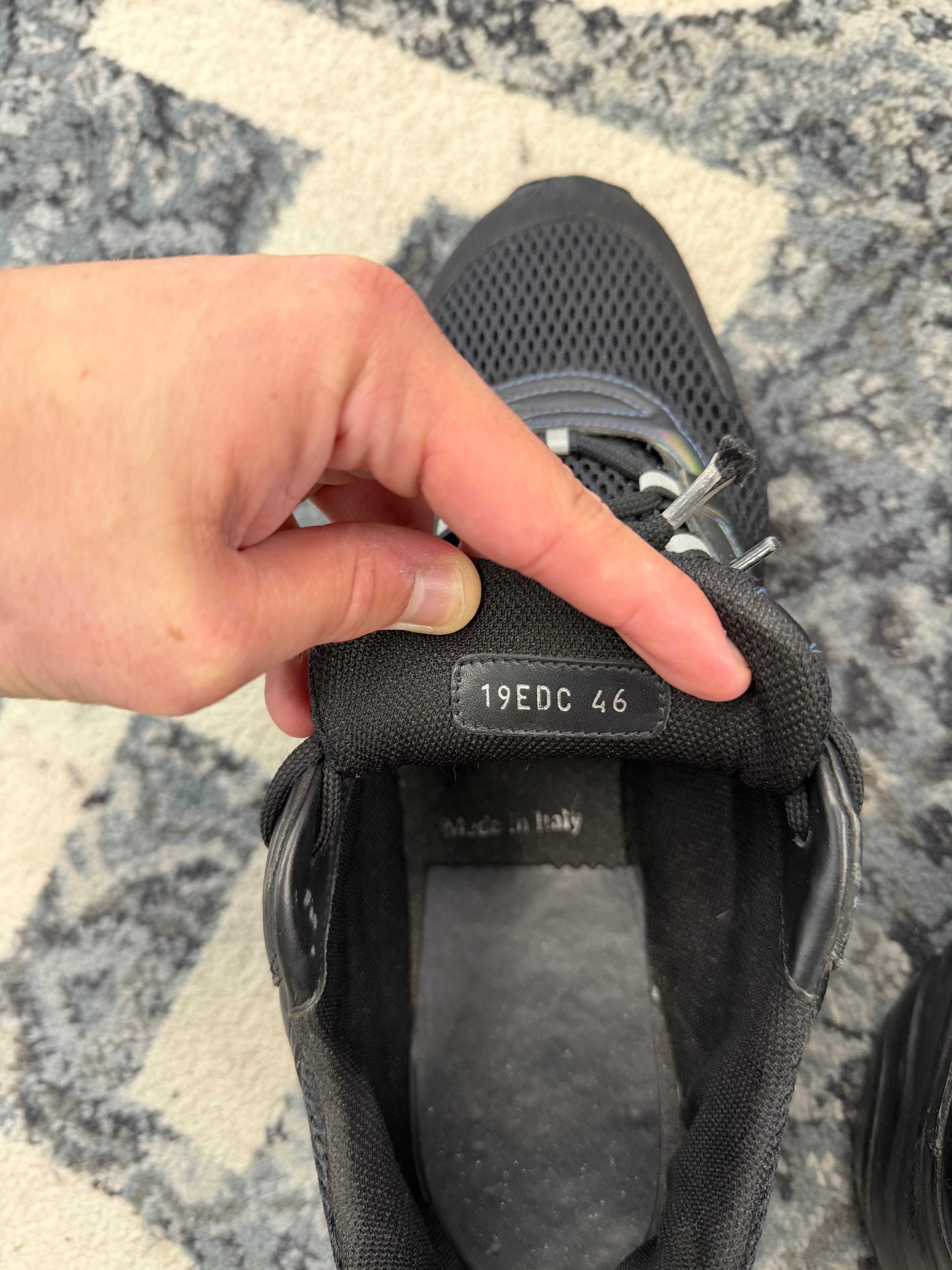 DIOR B22 runners reflective black 46 (13M) NB NI U