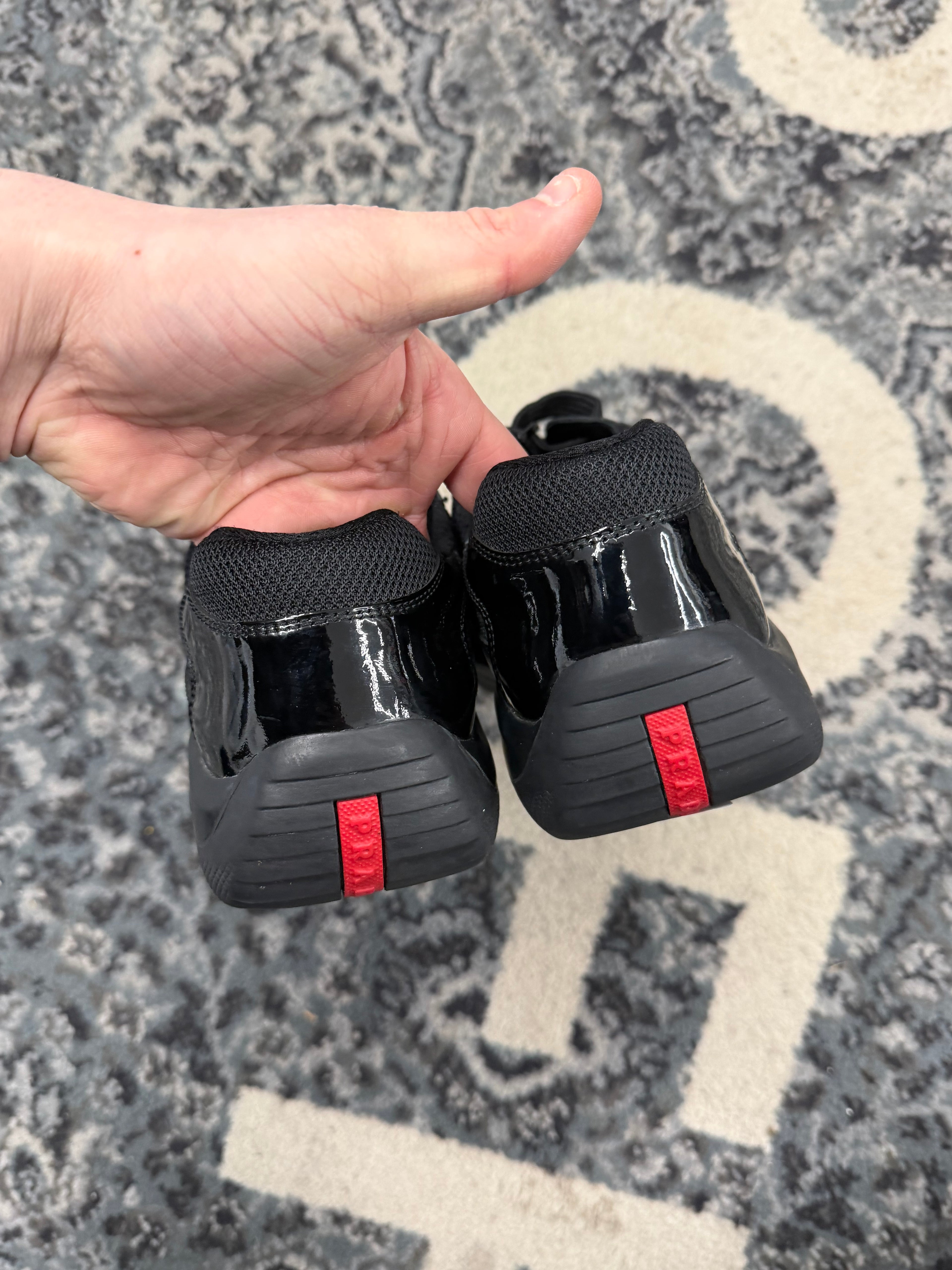PRADA americas cup sneakers black 8P (9-9.5P) NB U