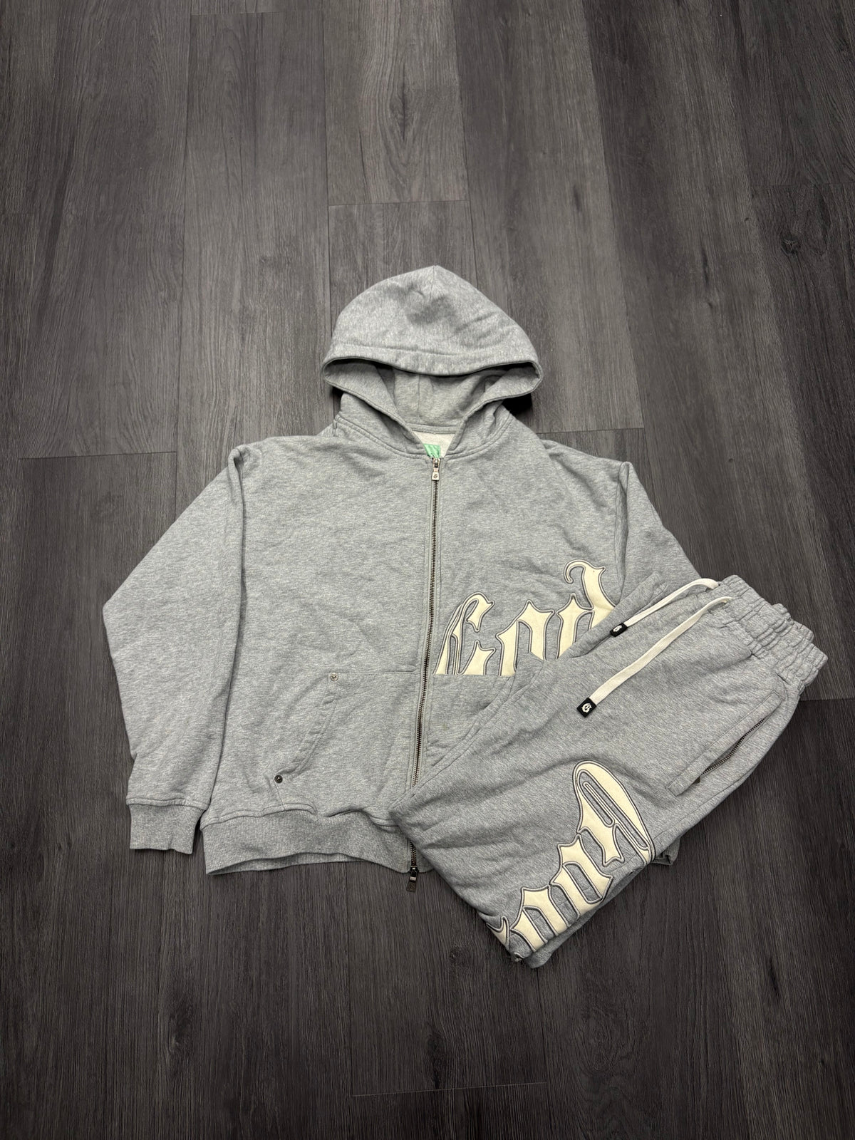 Godspeed Grey Logo Sweatsuit Size XS U