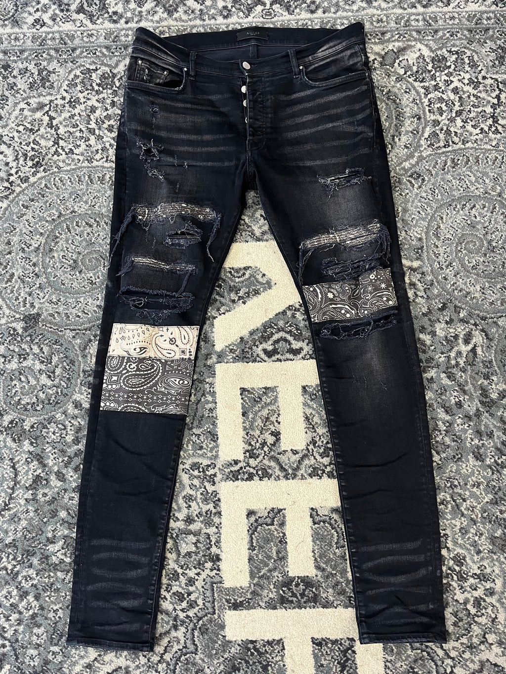 AMIRI art patch jeans black 36 U