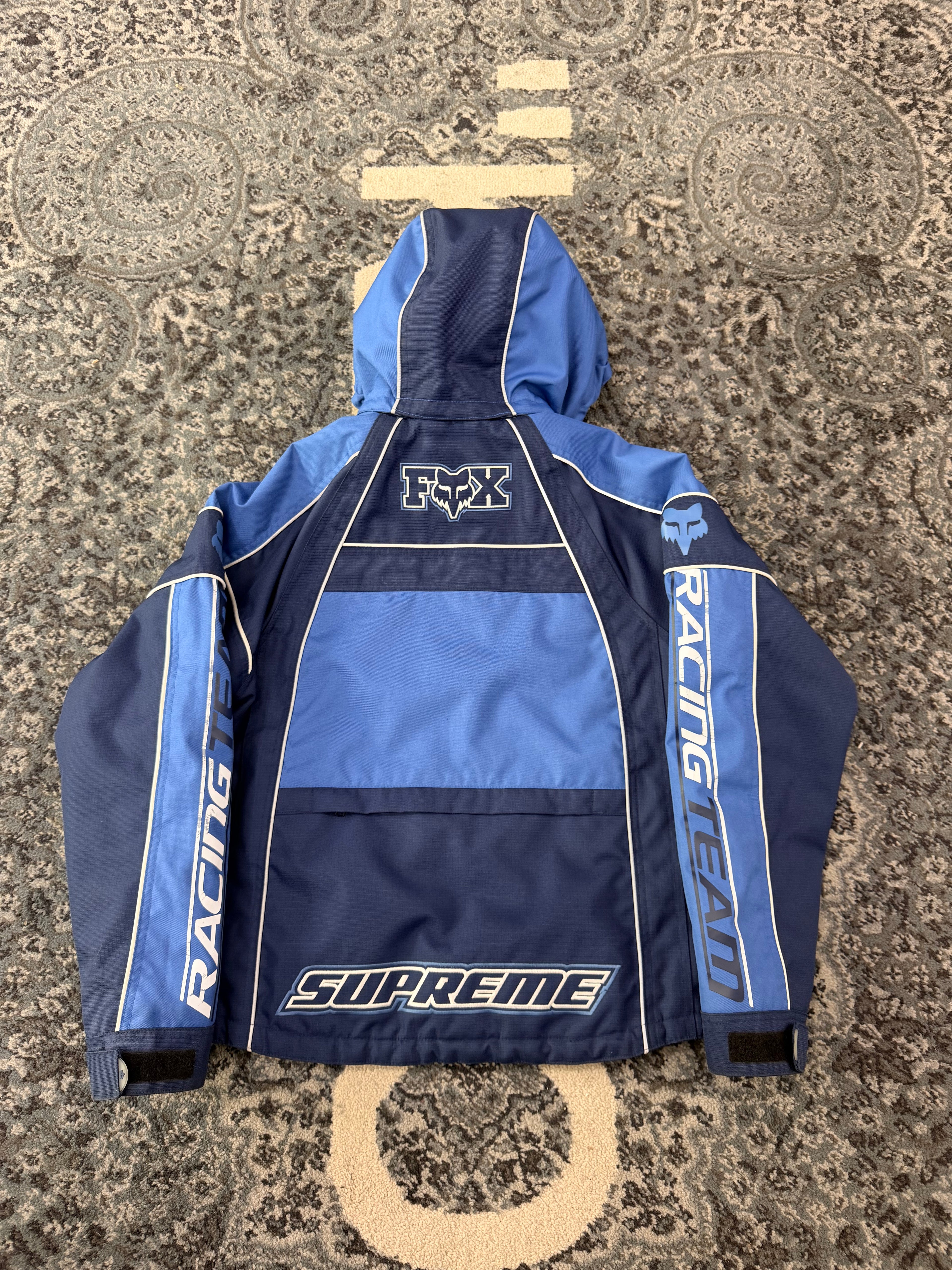 Supreme Fox Blue Racing Jacket Size Small U