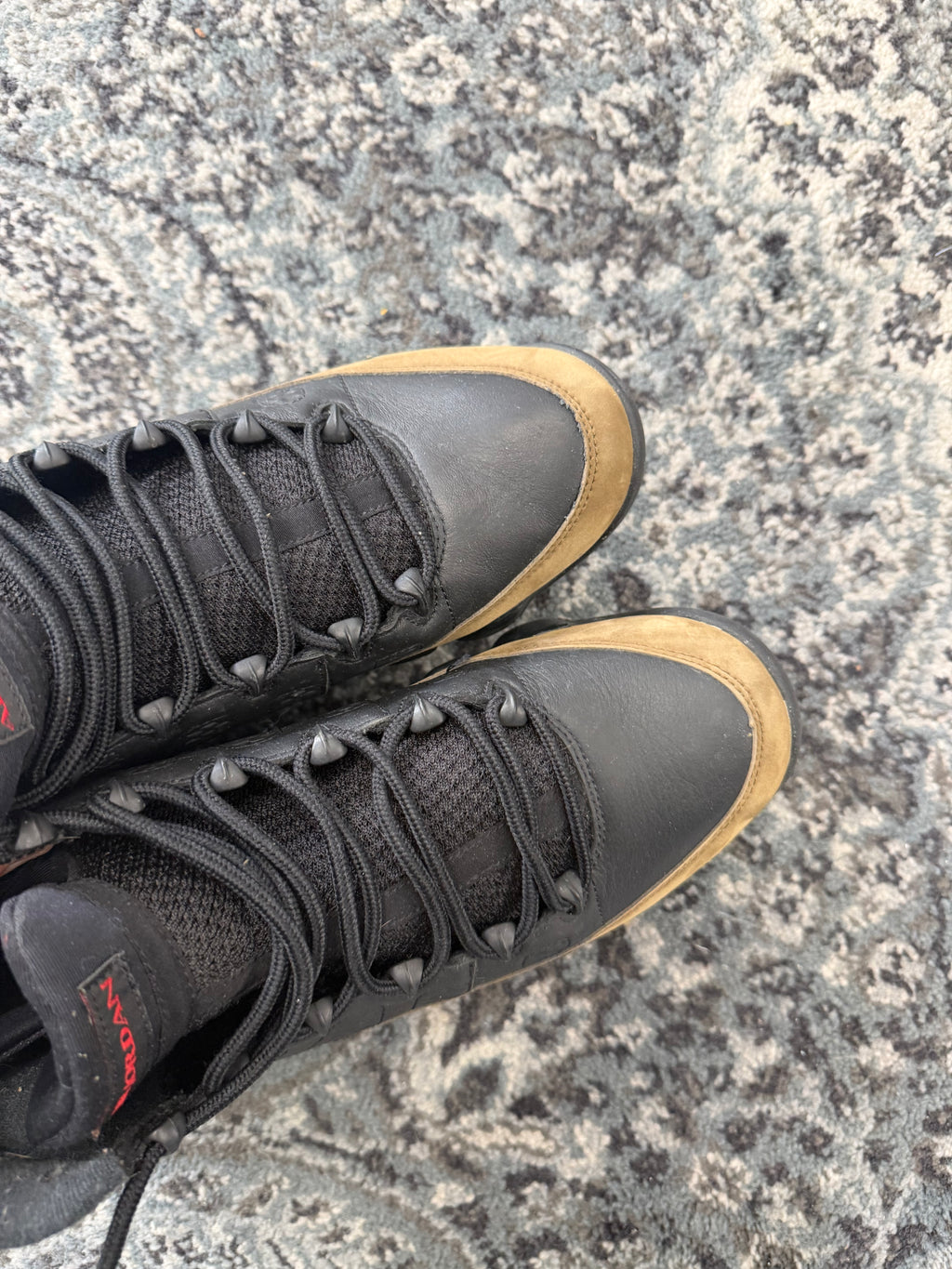 JORDAN 9 "retro olive" sneakers 10M NB U