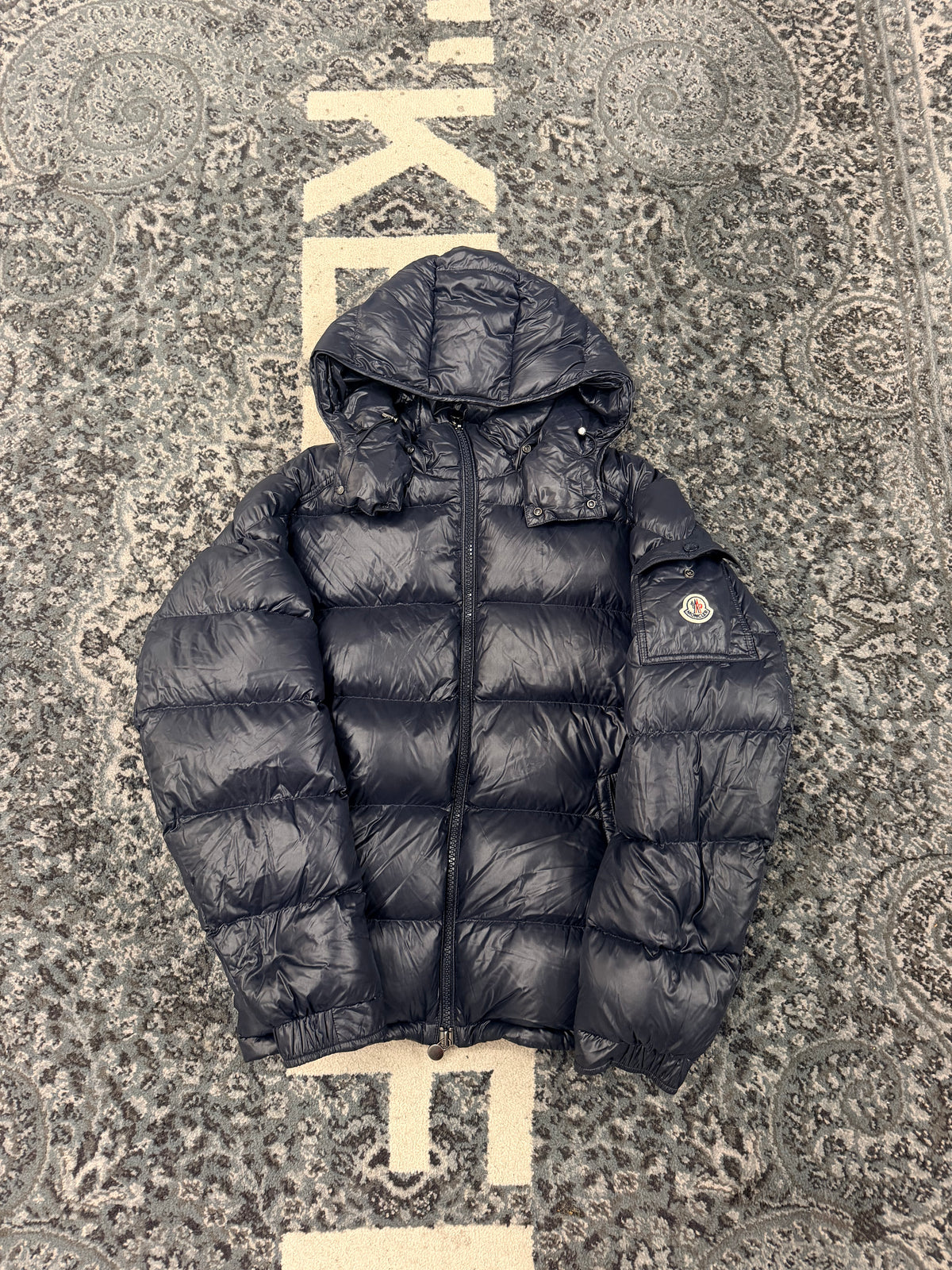Moncler Navy Maya Size 6 U