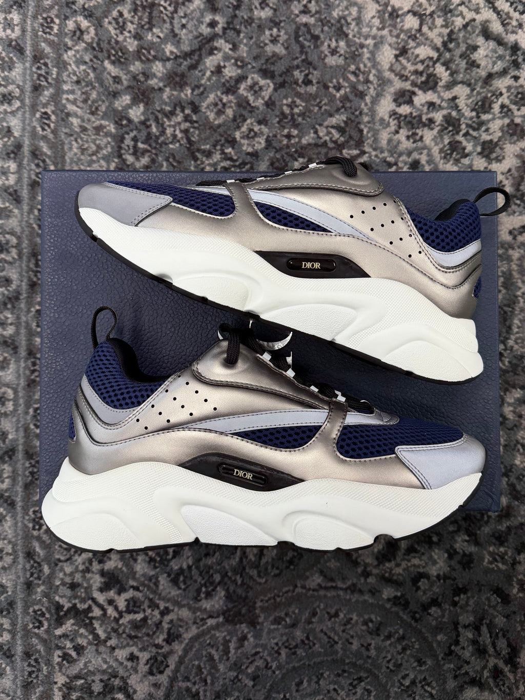 DIOR B22 runners grey/blue 41 (8M) OG ALL DS