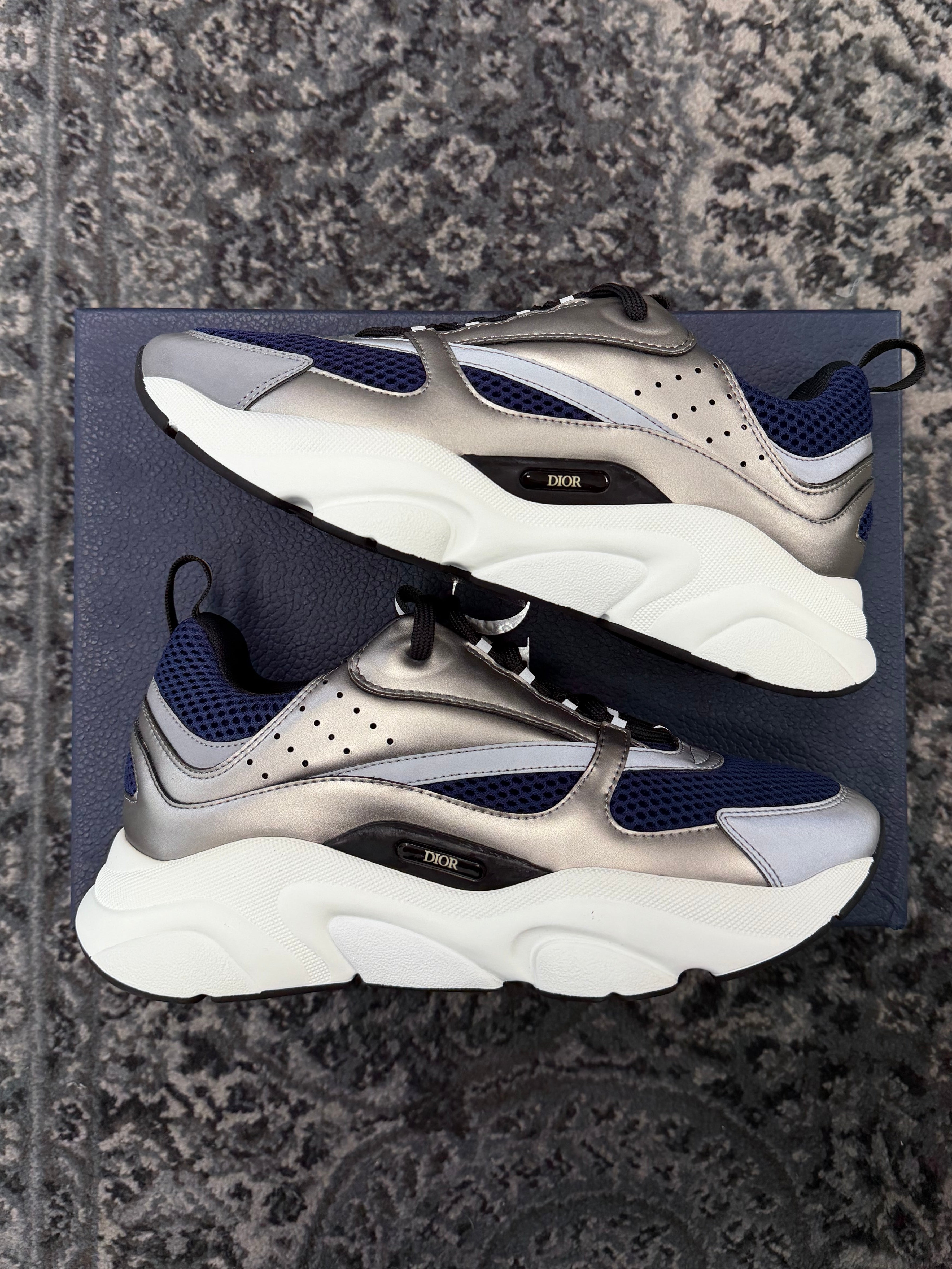 DIOR B22 runners grey/blue 41 (8M) OG ALL DS