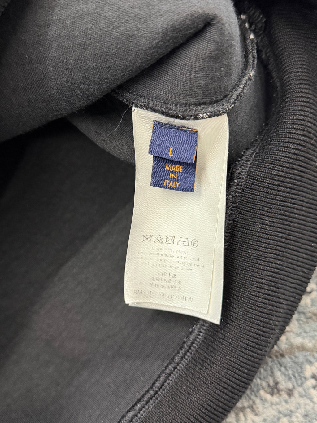 LV gradient logo crewneck black L U