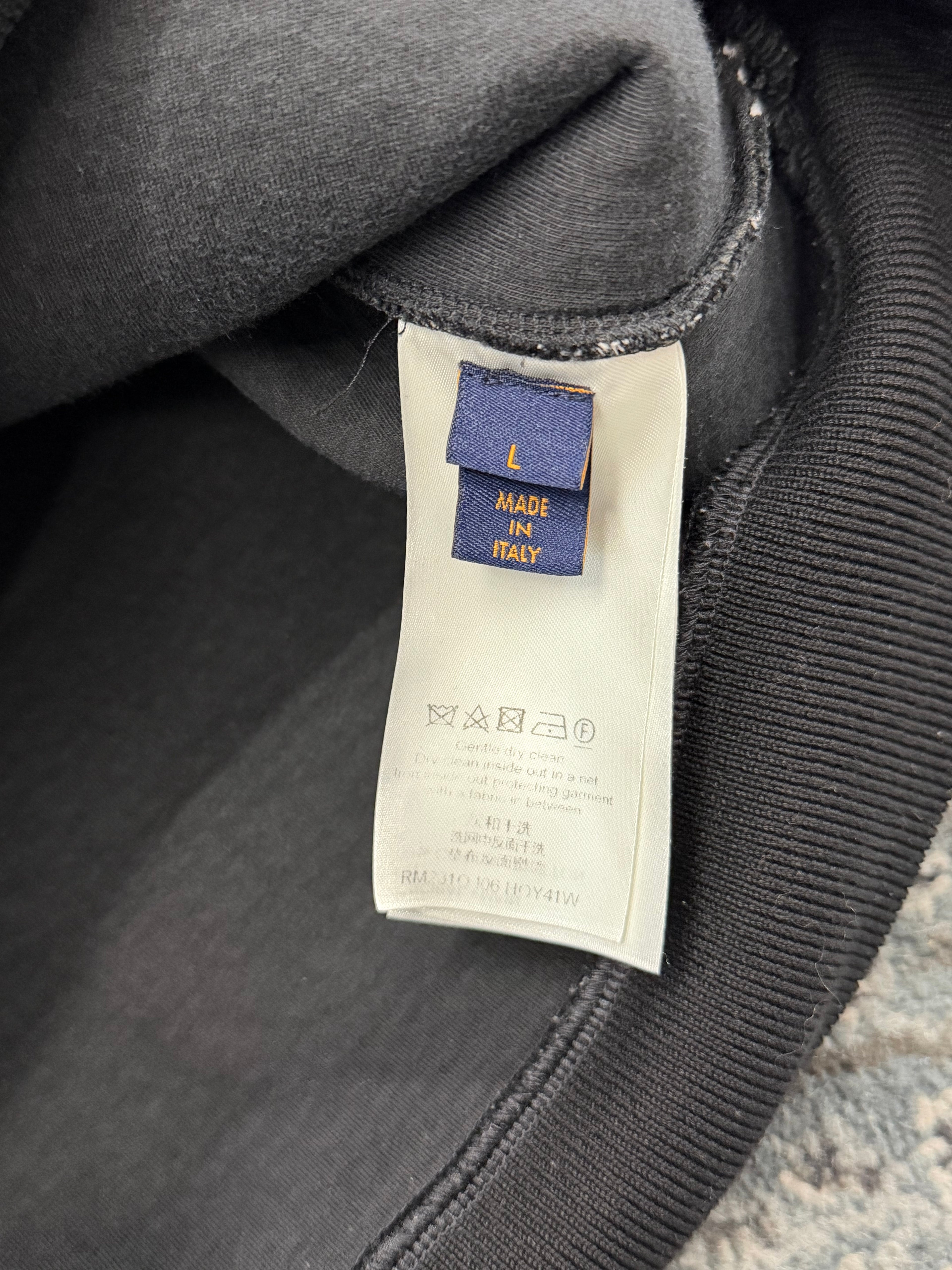 LV gradient logo crewneck black L U