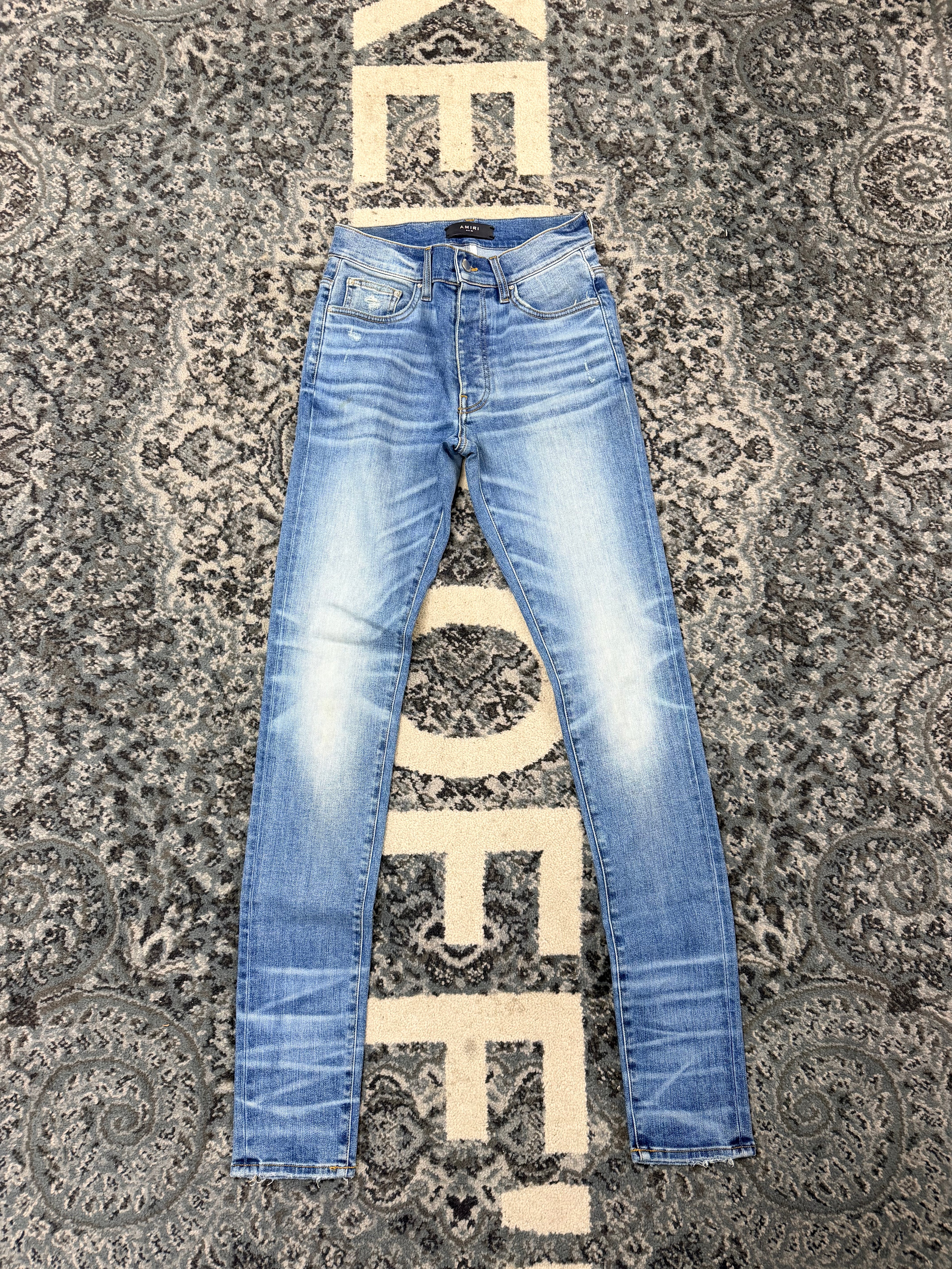 Amiri Light Wash Stacked Jeans Size 30  U