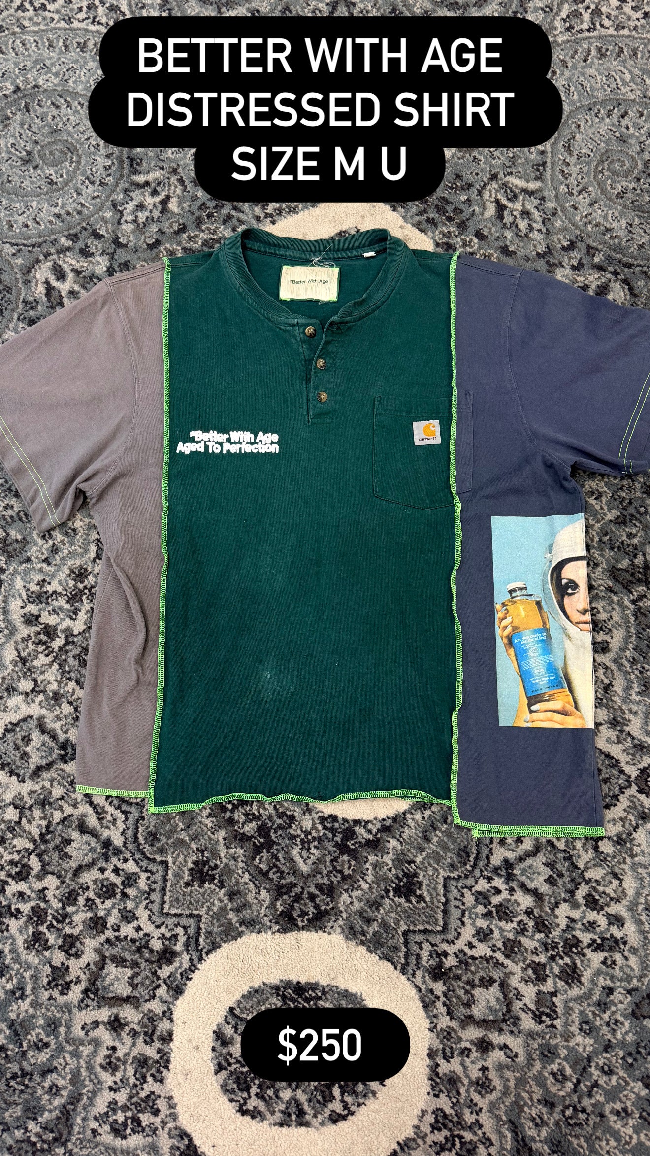 Better With Age X Carhartt Shirt Size M U