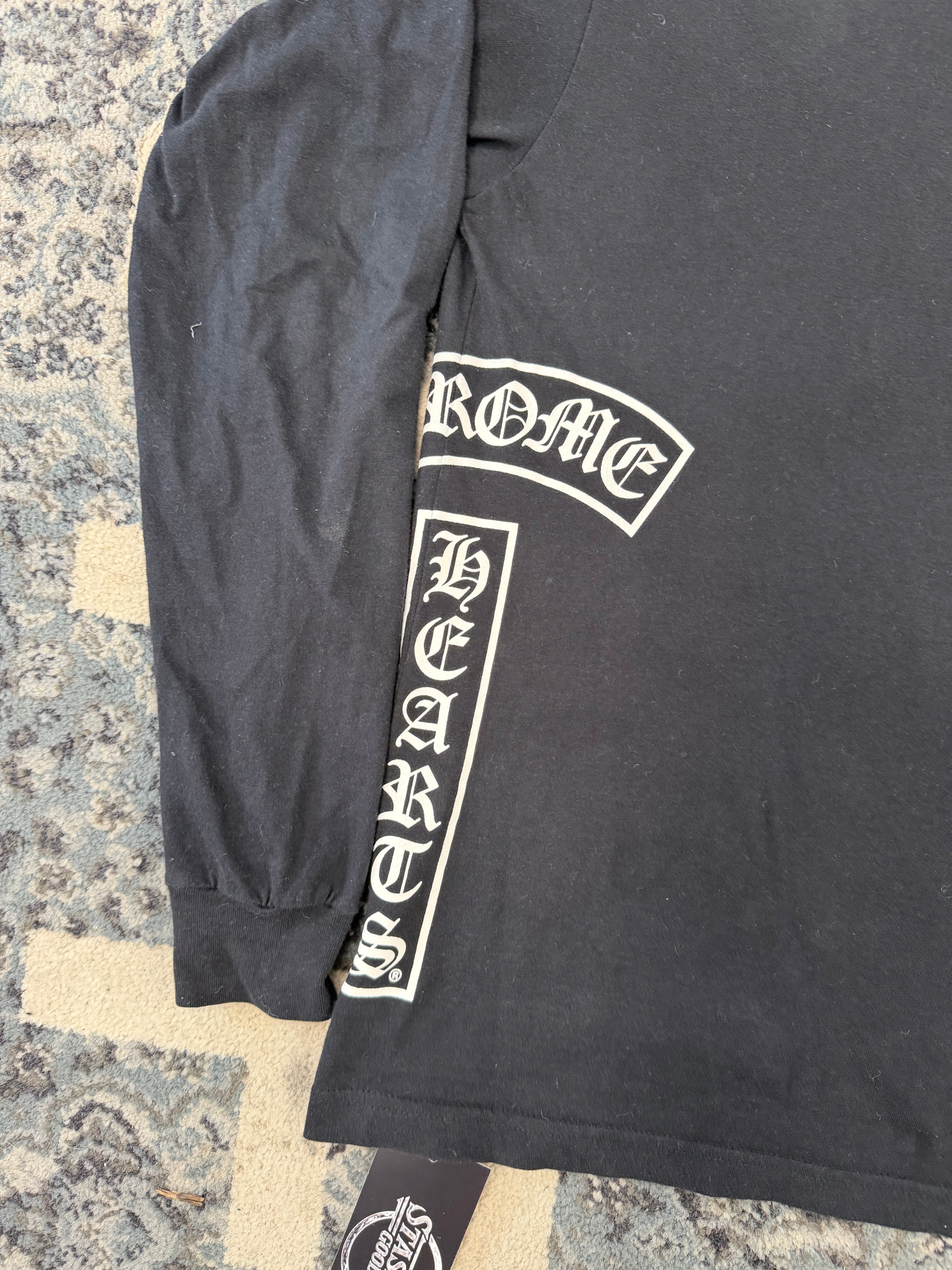 CHROME HEARTS t bar horseshoe L/S black M U