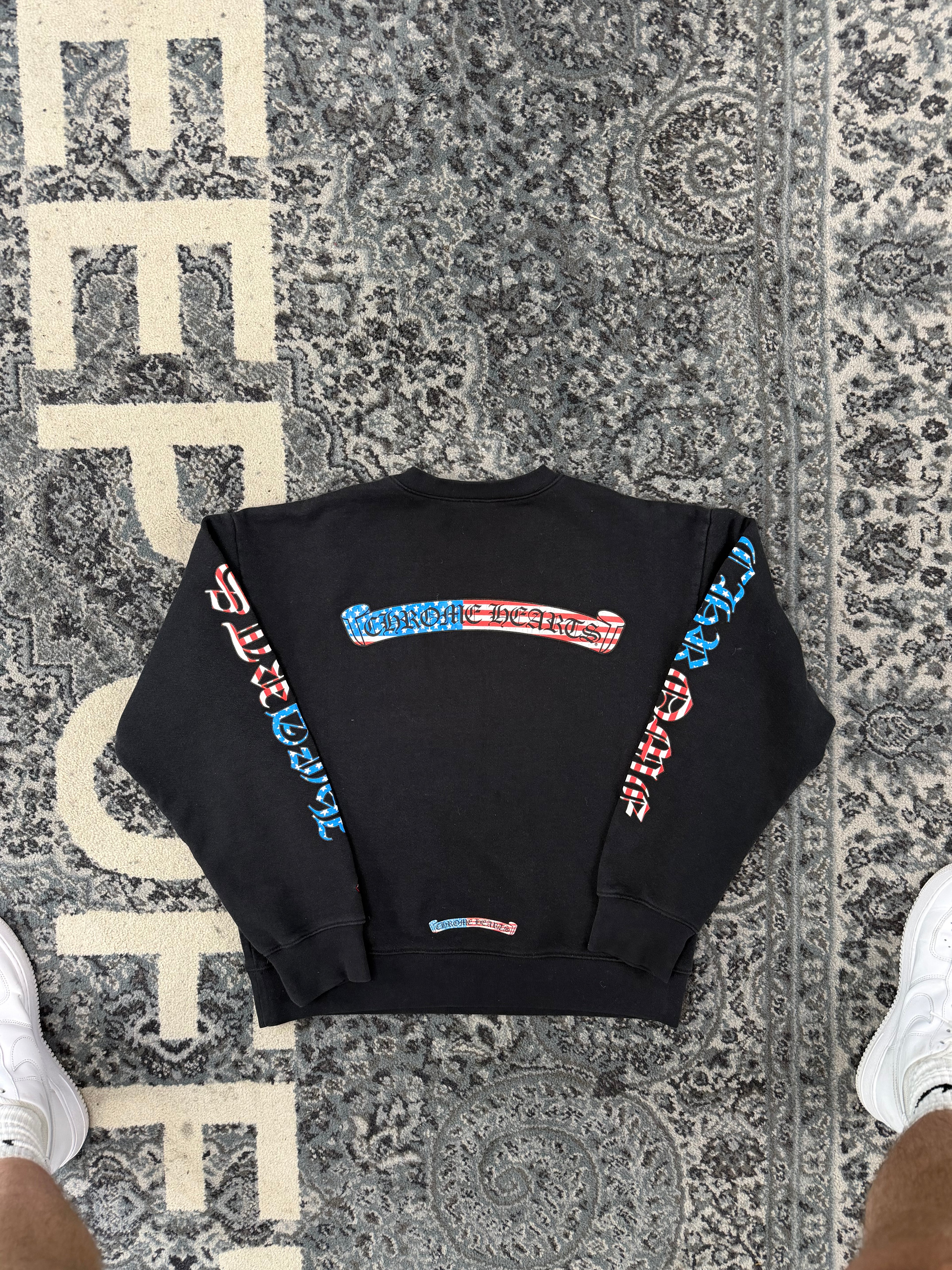CHROME HEARTS matty boy USA crewneck black M (Fits S) U
