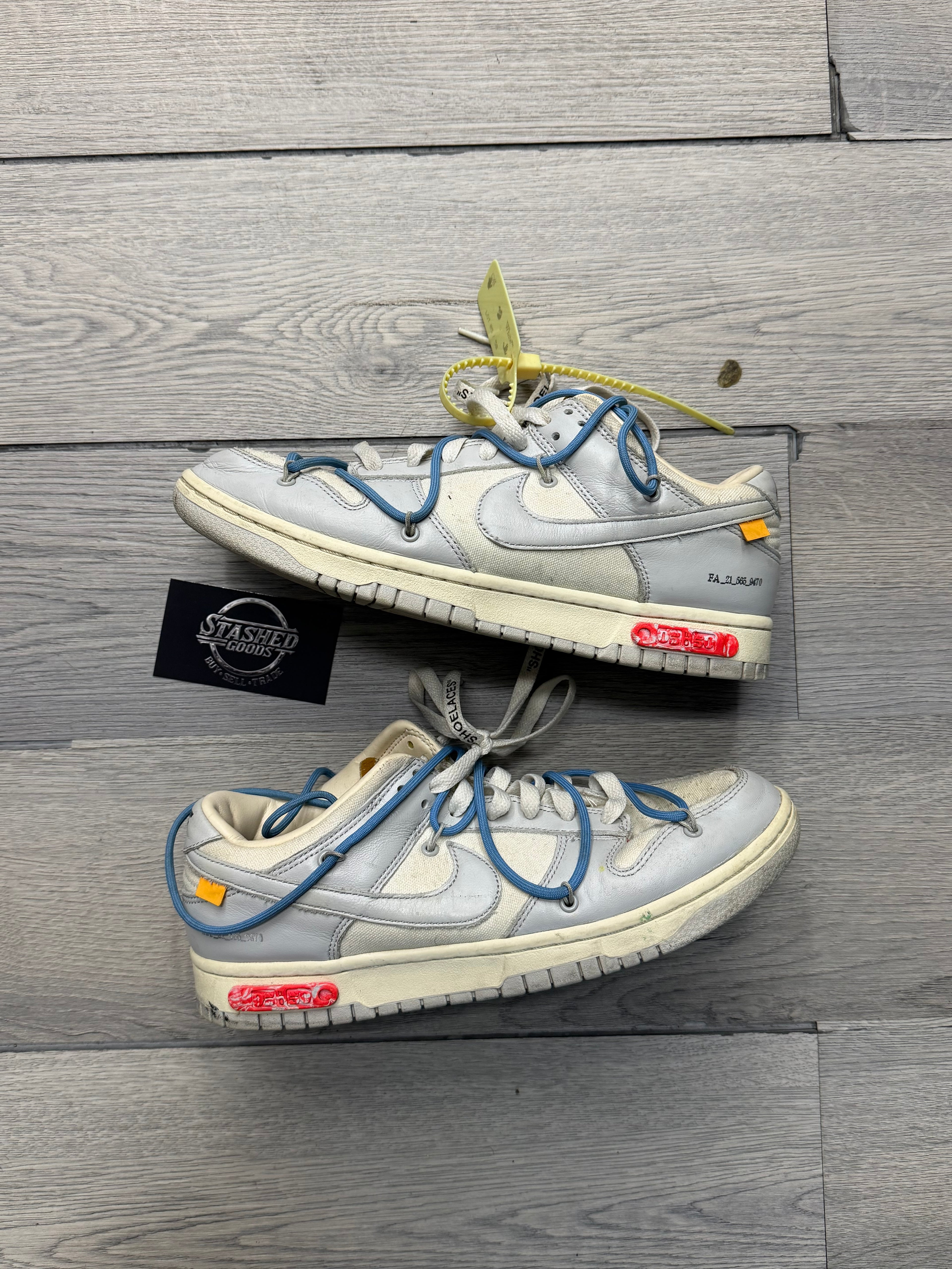 OFF WHITE lot "5 of 50" 9M NB U