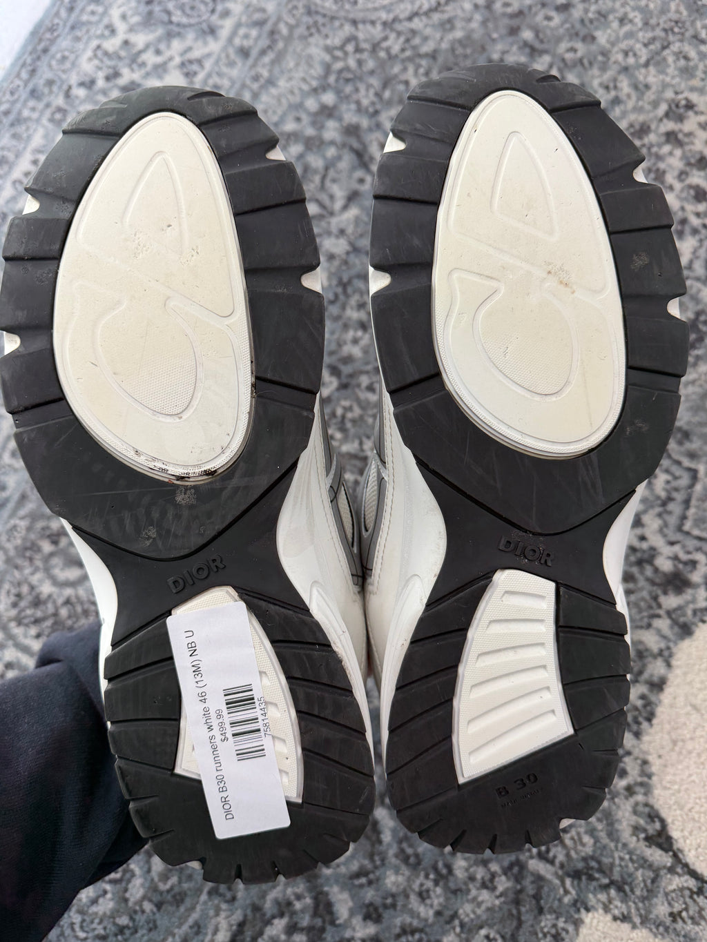 DIOR B30 runners white 46 (13M) NB U