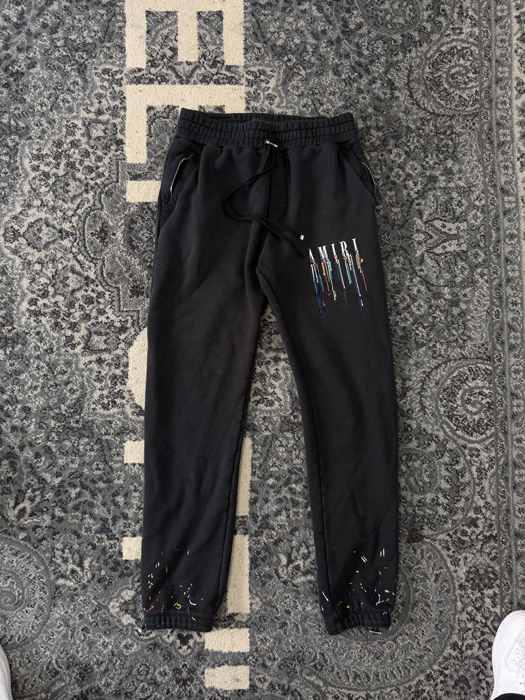 AMIRI paint drip sweatpants black L U