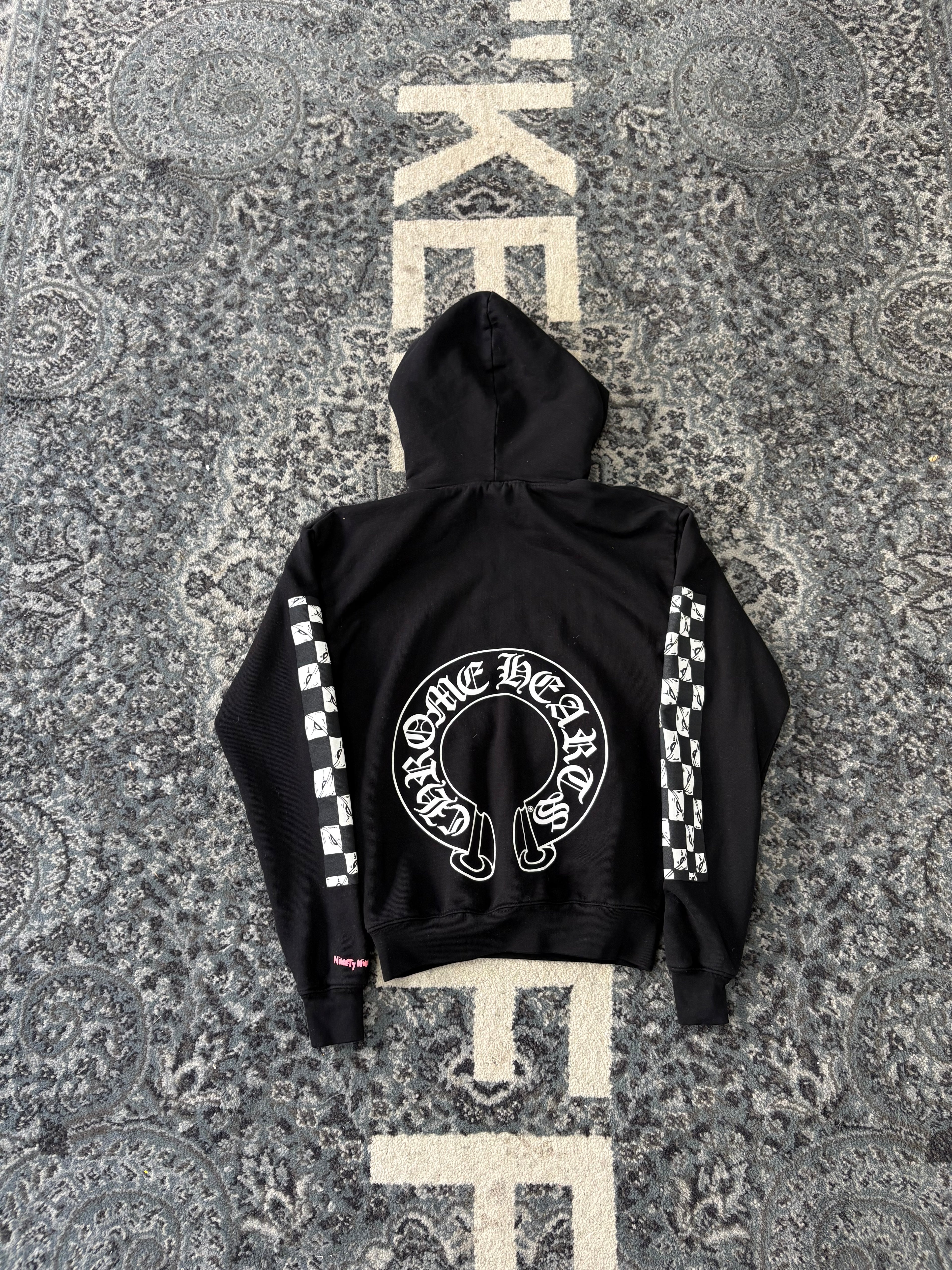 CHROME HEARTS matty boy 99 eyes double hoodie black XS U