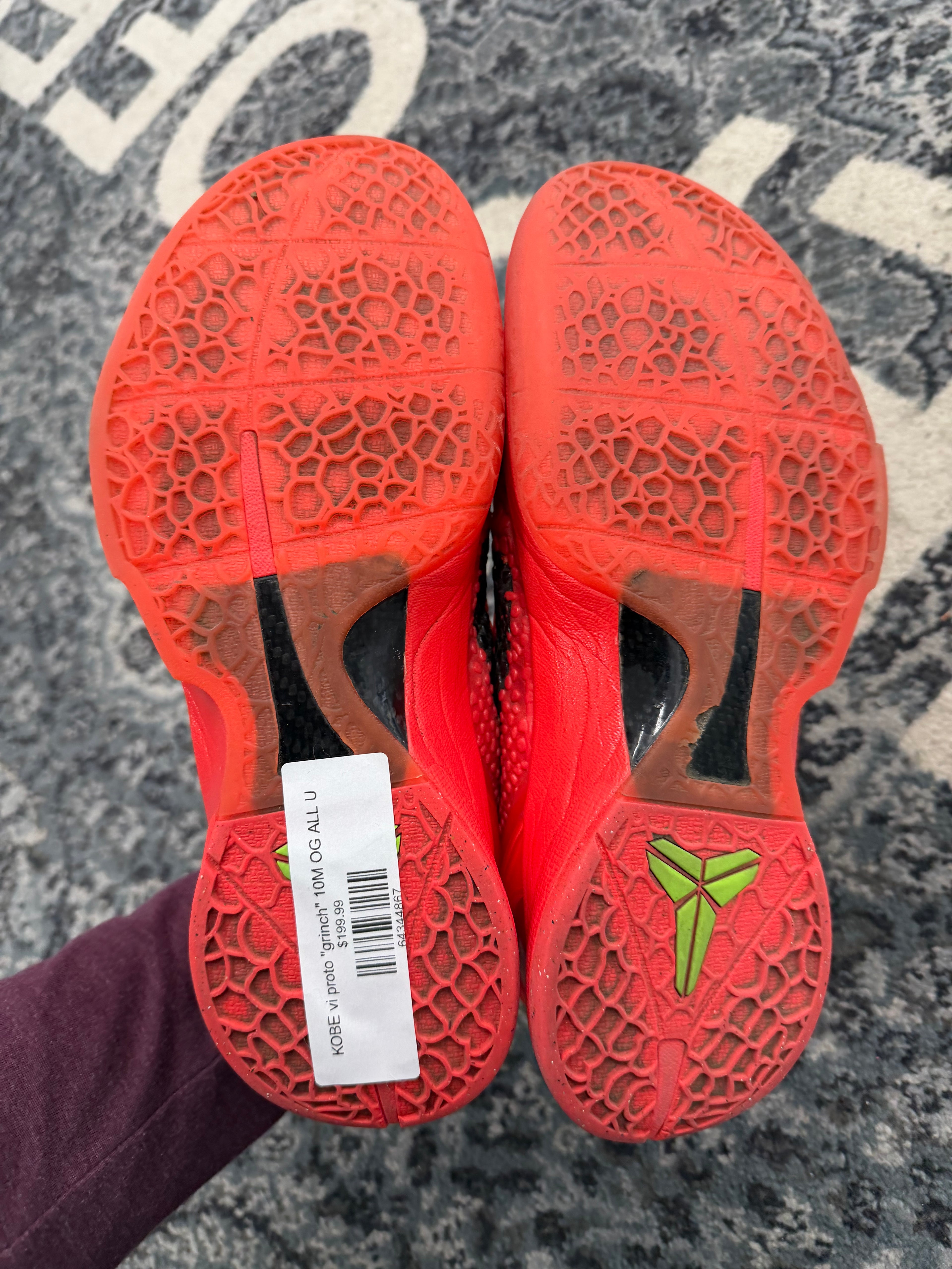 KOBE vi proto "grinch" 10M OG ALL U