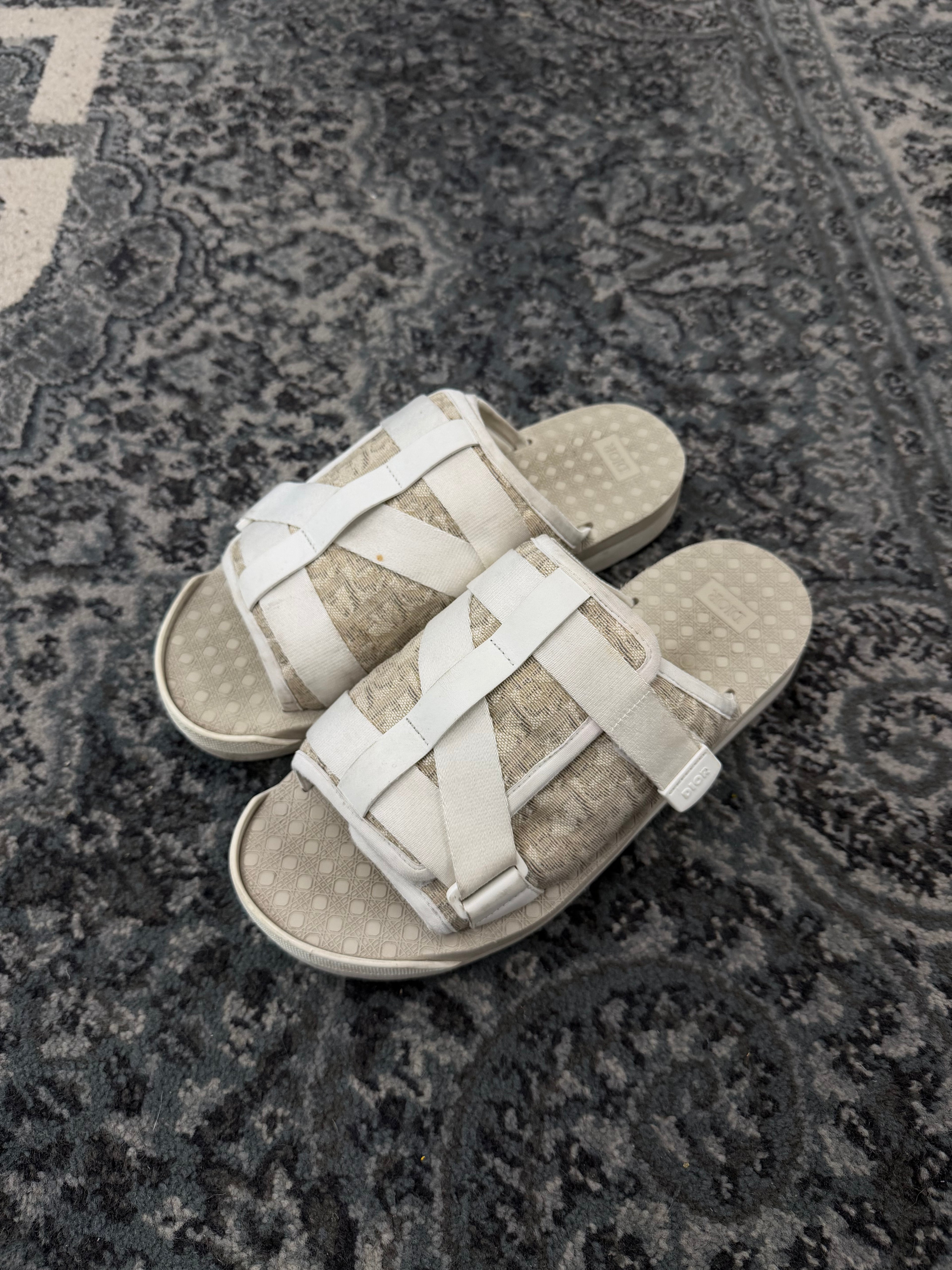DIOR oblique alpha sandals crème 44 (11M) NB U