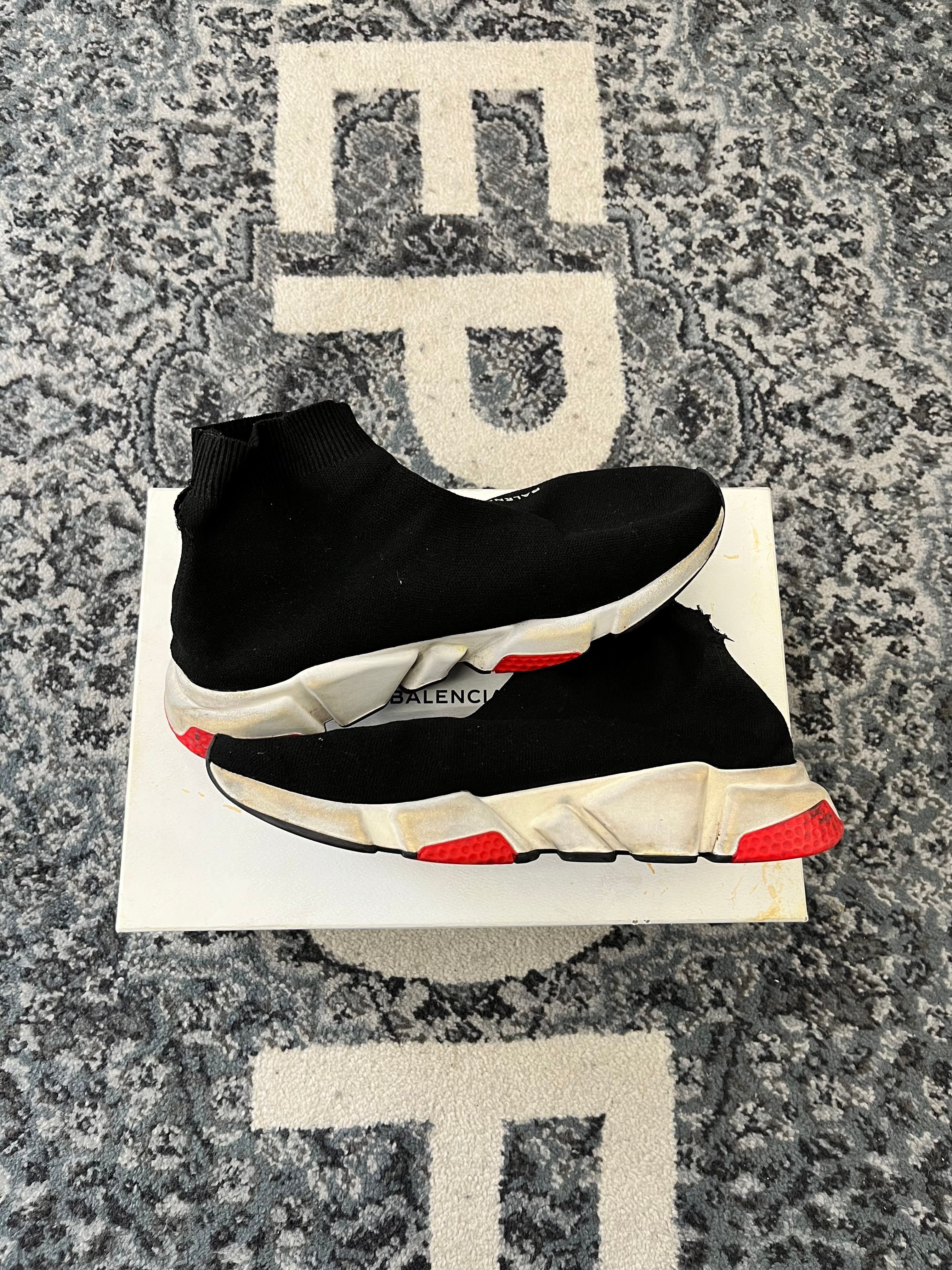 Balenciaga Sock Runners Size 10 U NB * Flawed No Insoles *