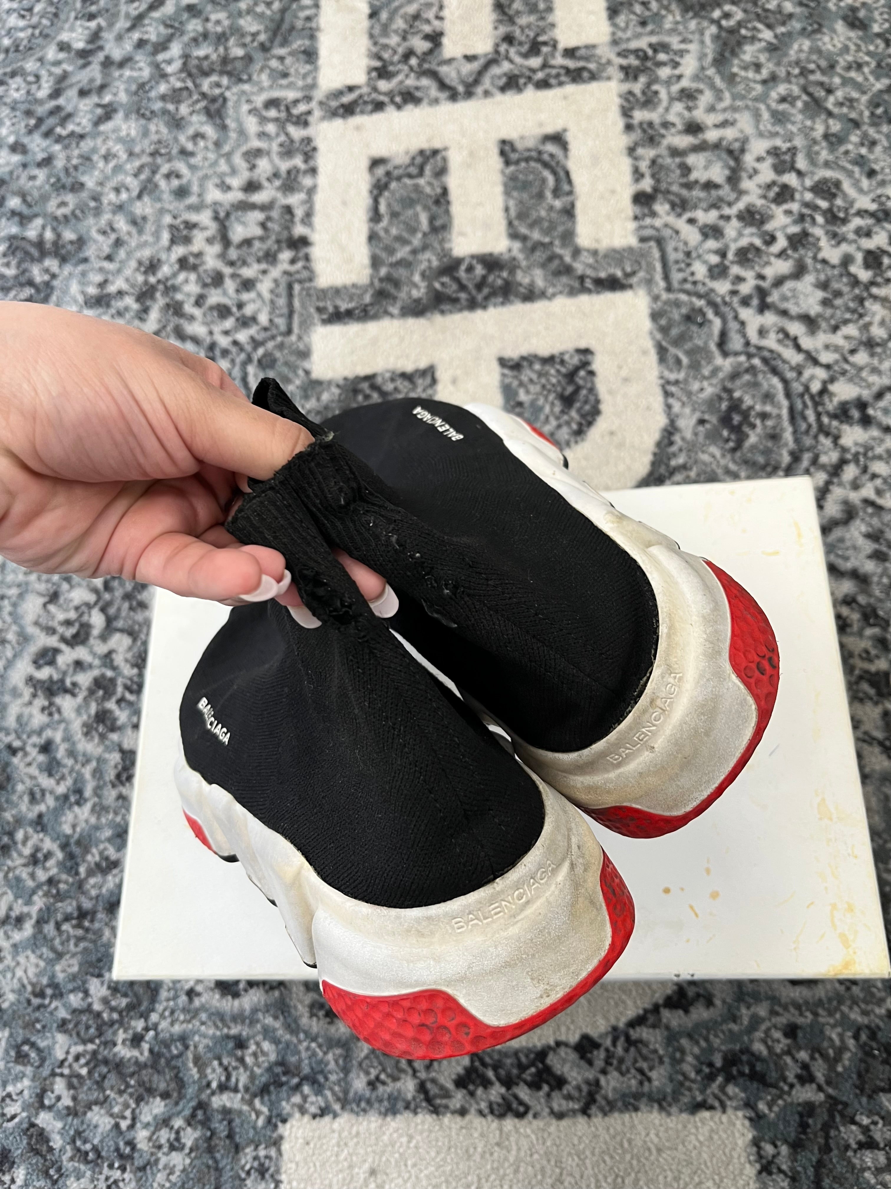 Balenciaga Sock Runners Size 10 U NB * Flawed No Insoles *