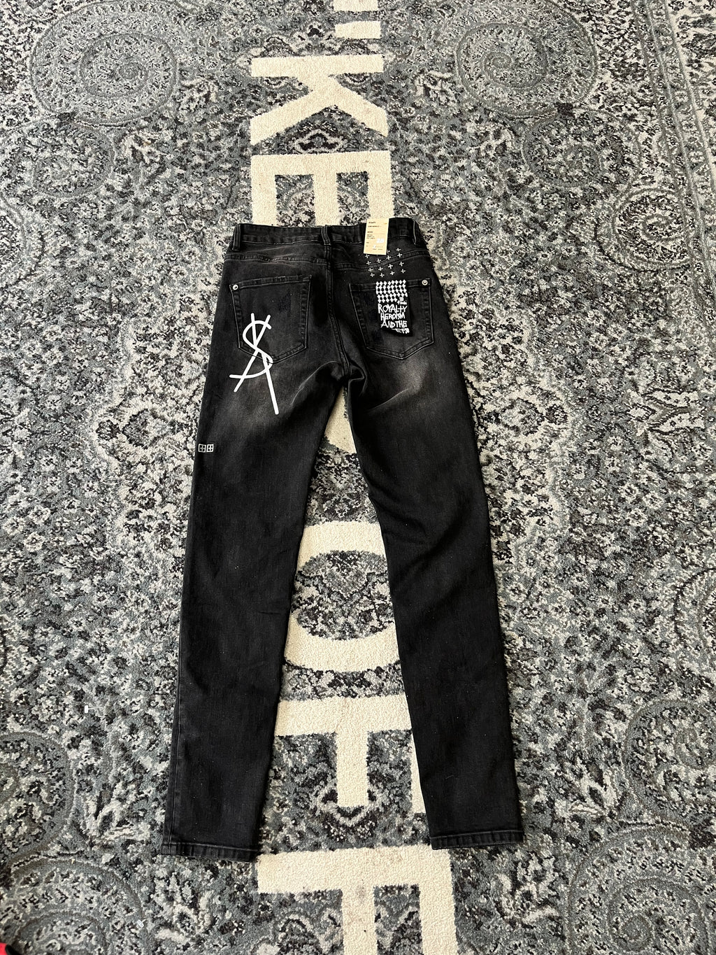 Ksubi Black Denim Jeans Size 28 Brand New