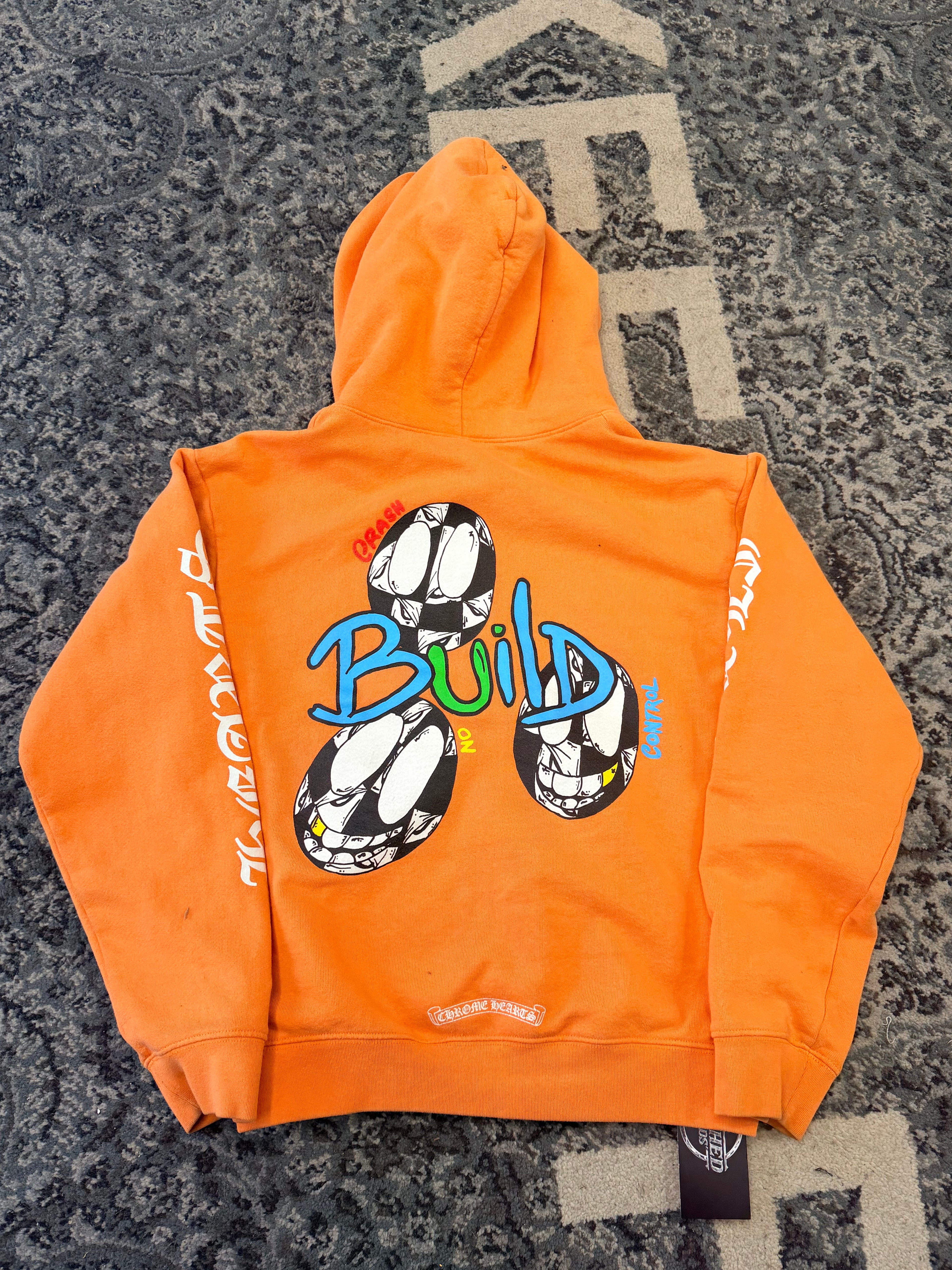CHROME HEARTS matty boy build hoodie orange M U