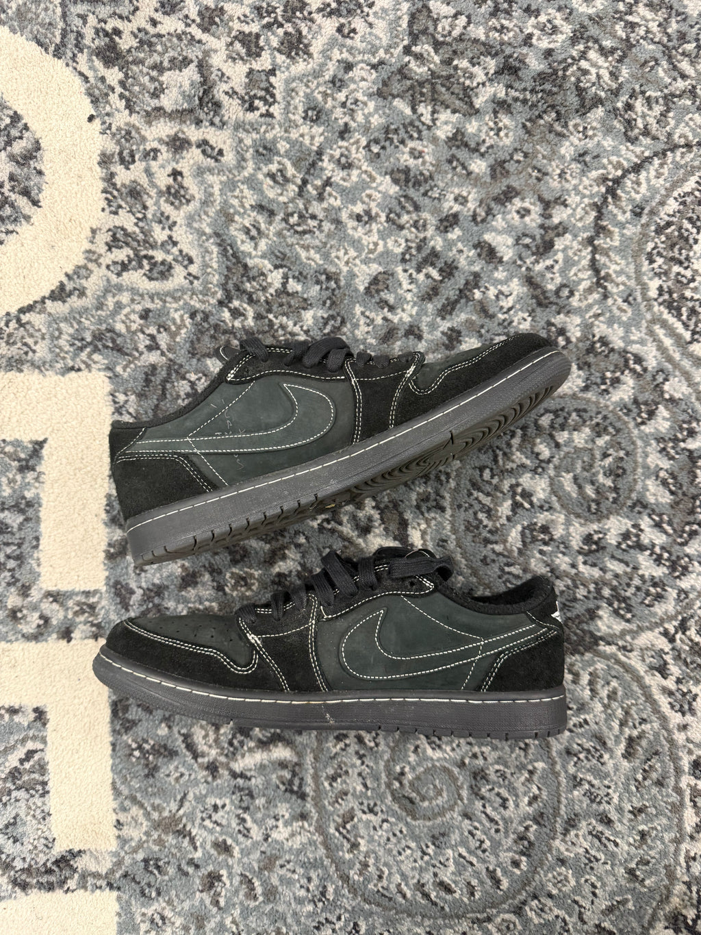 JORDAN 1 travis scott "phantom" lowtops black 11.5M NB U