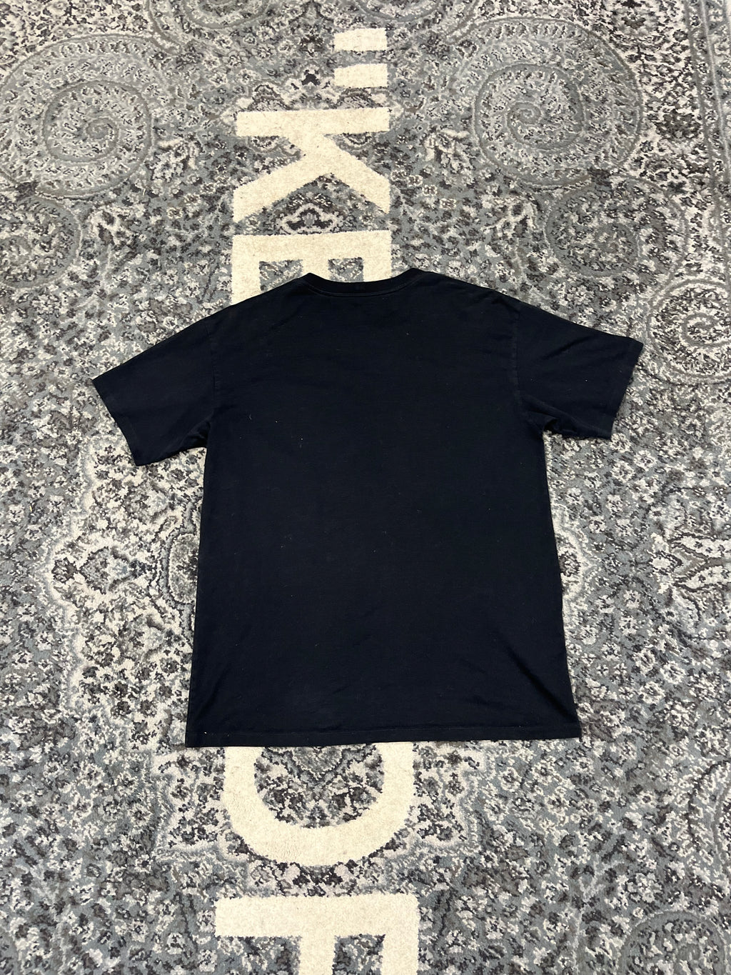 CELINE spellout logo shirt black XS U