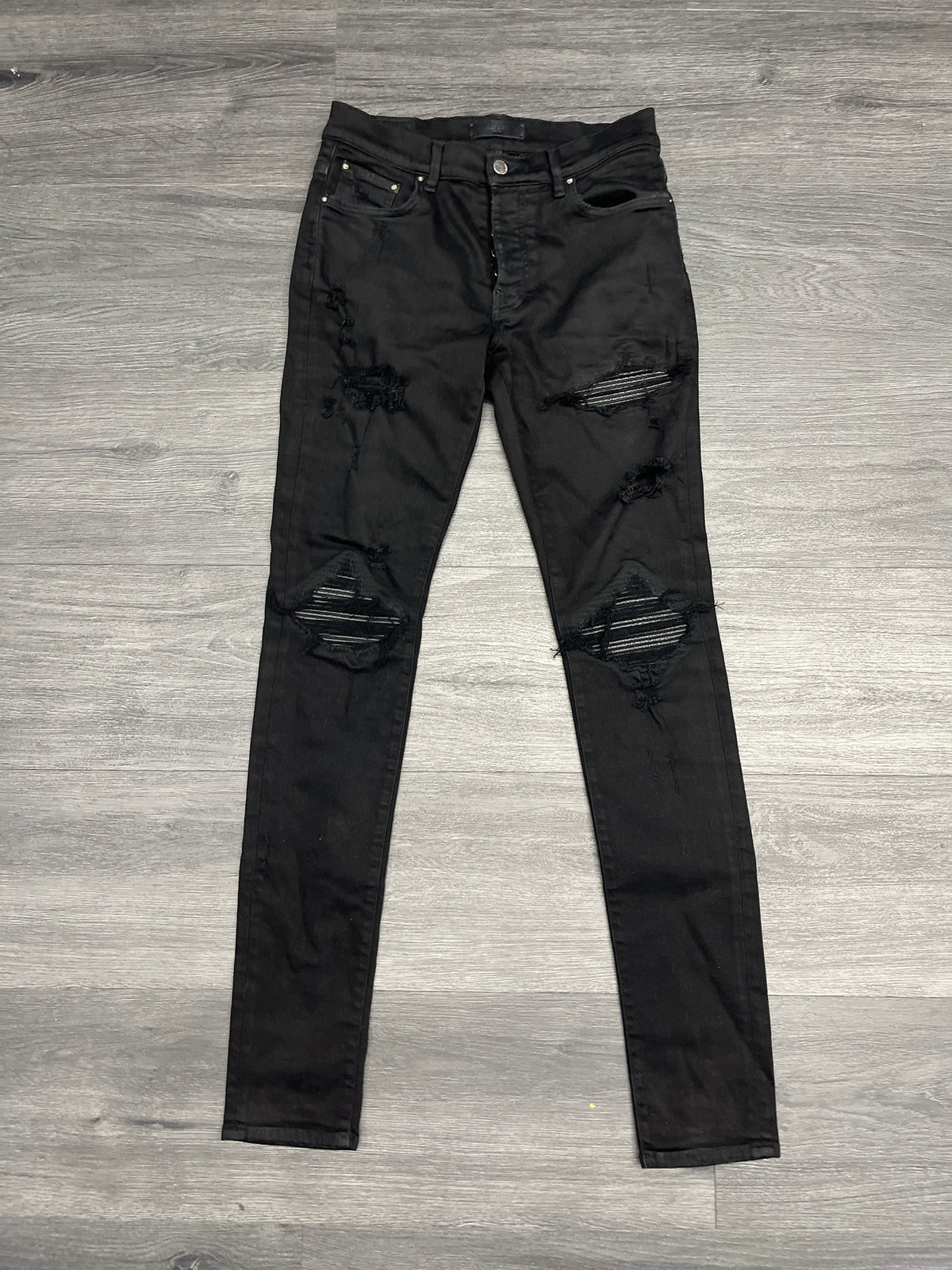Amiri Mx 1 Black patch Size 29 U