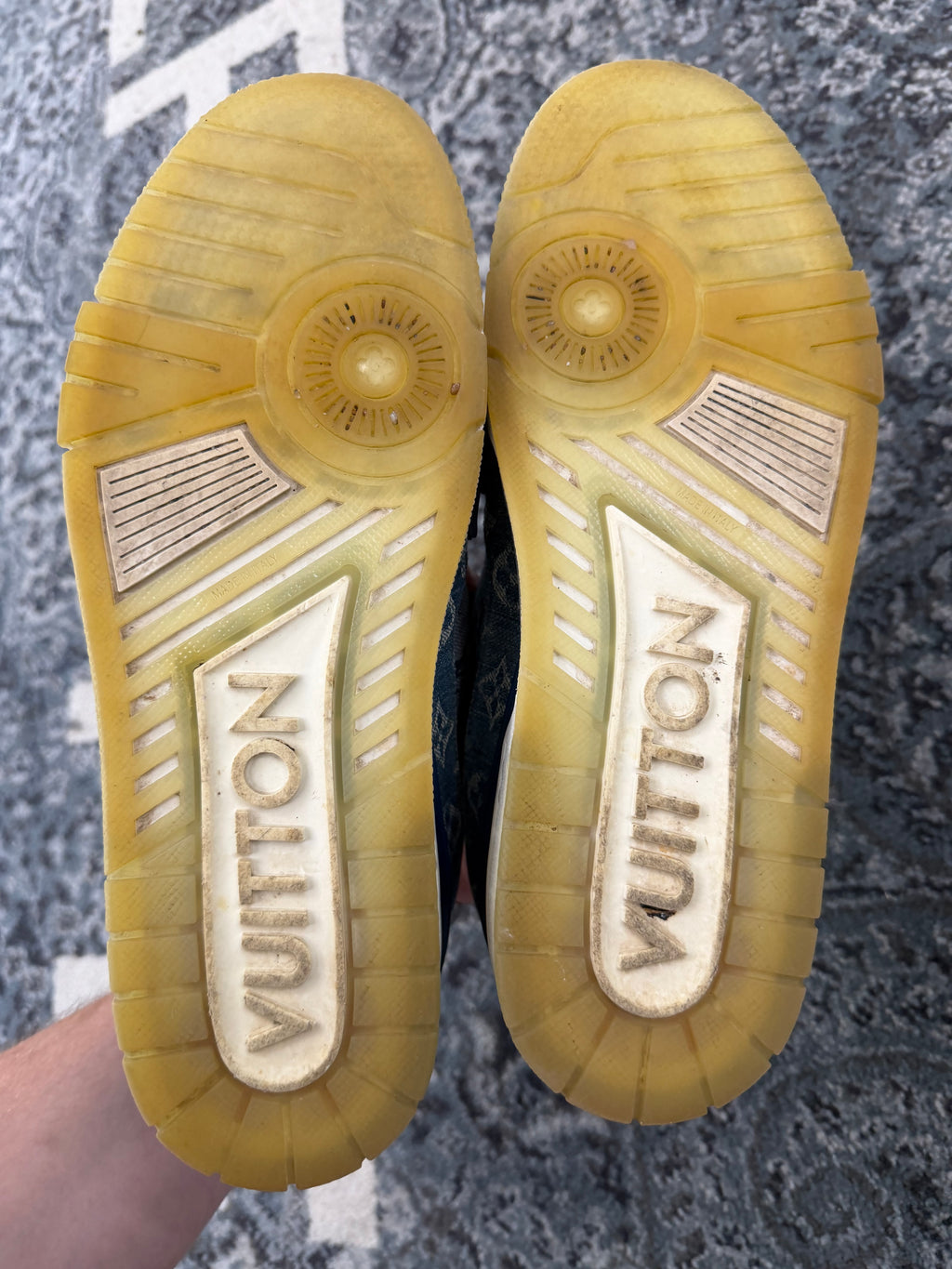 LV monogram trainers blue 9LV (10.5-11M) NB U