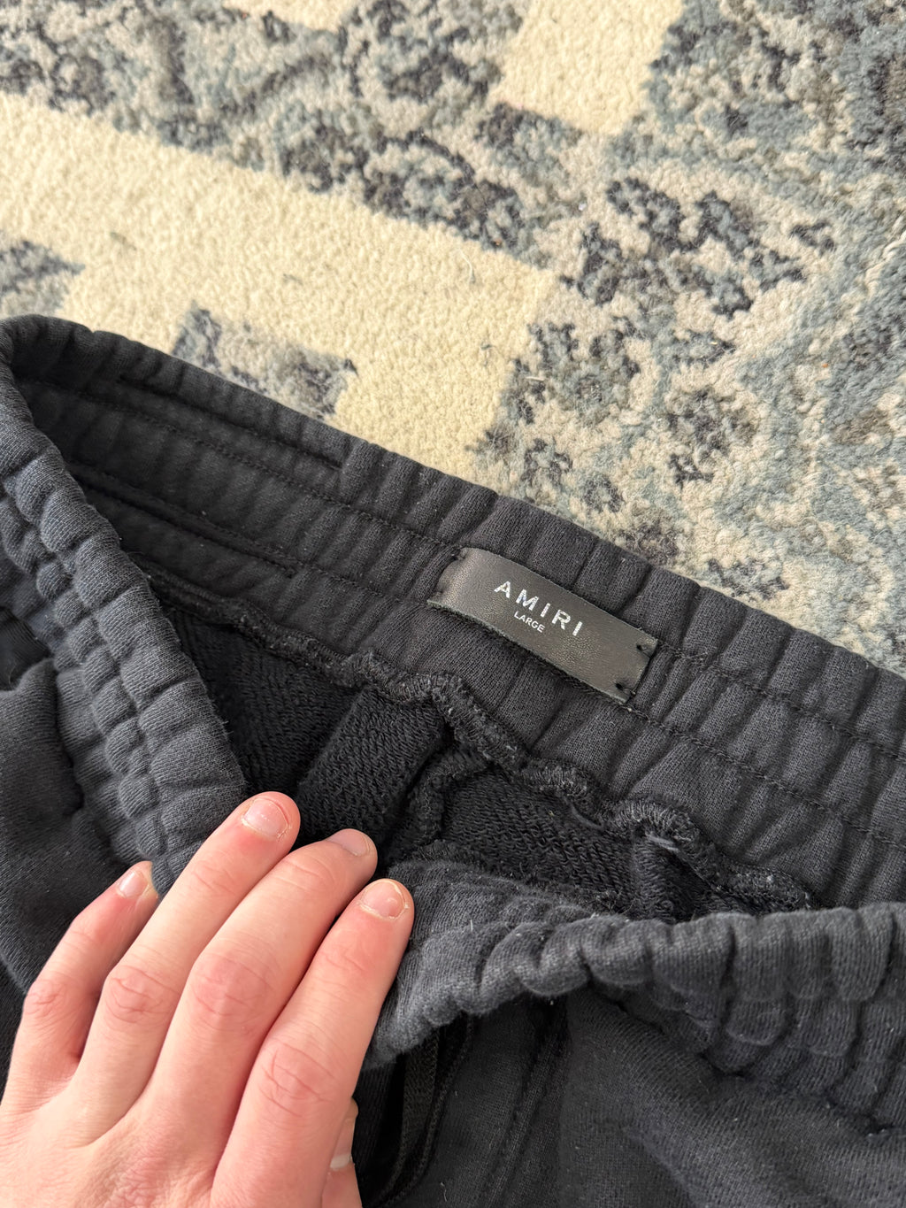 AMIRI paint drip sweatpants black L U