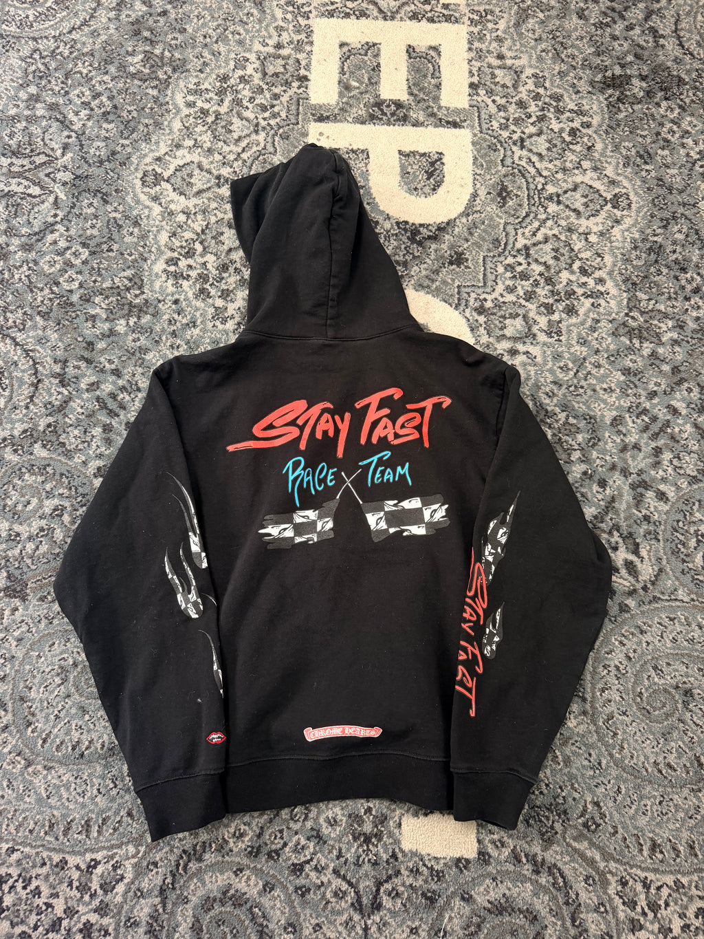 Chrome Hearts Matty Boy Stay Fast Hoodie Size Medium U