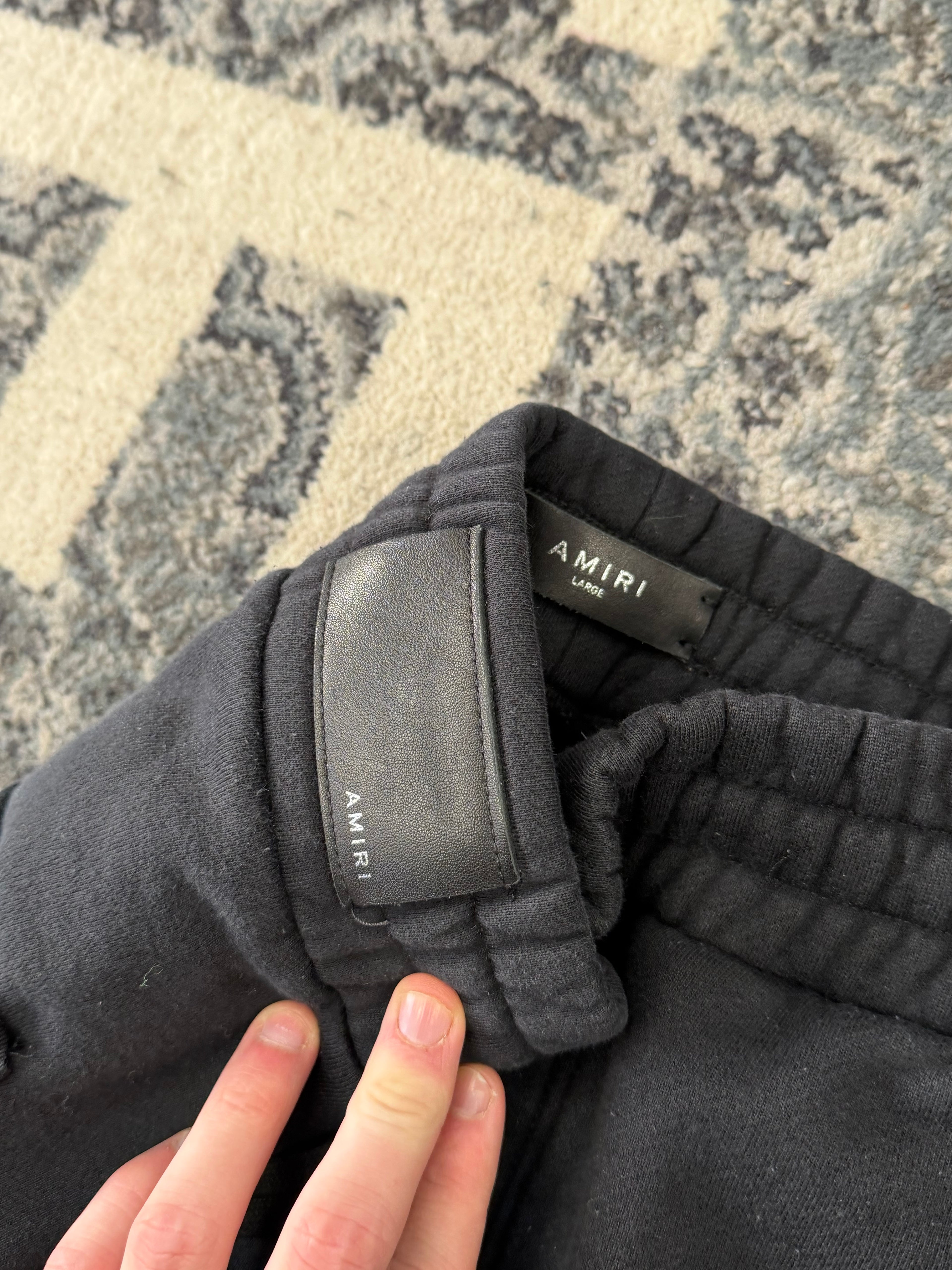 AMIRI paint drip sweatpants black L U