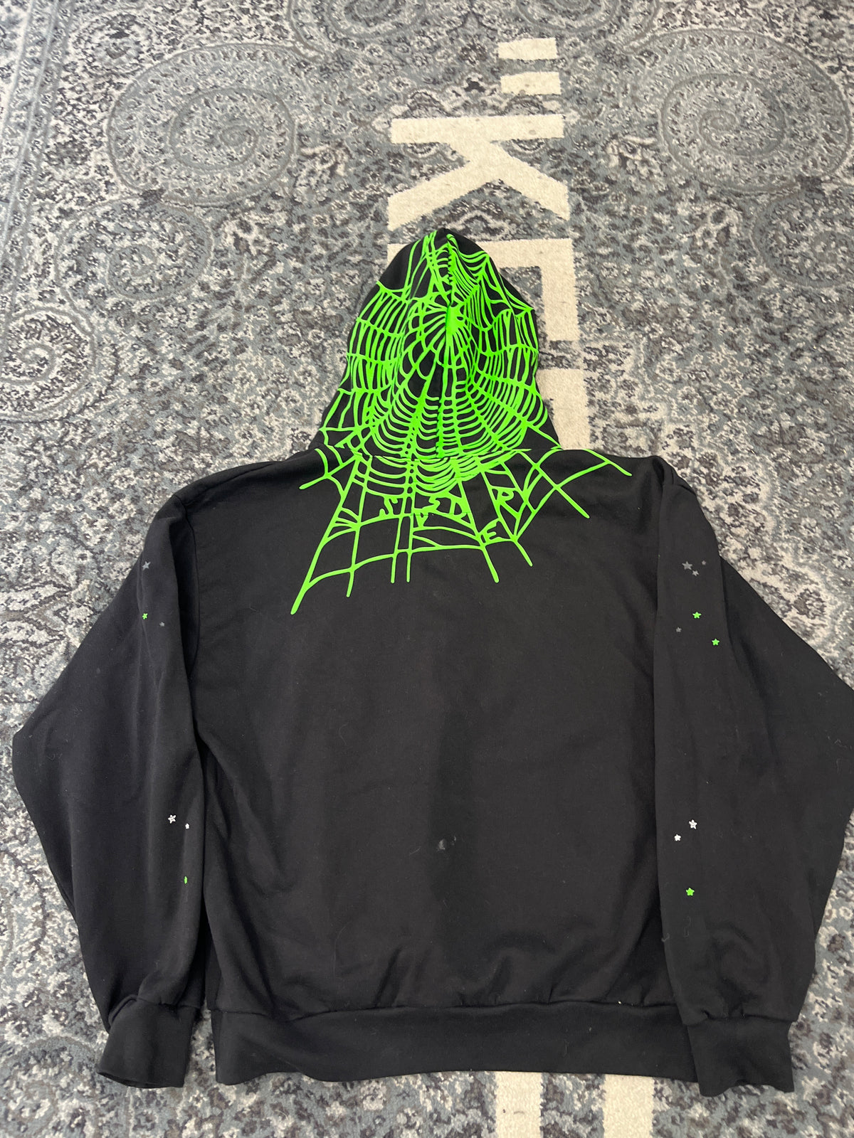 SP5DER web hoodie black/green XL U