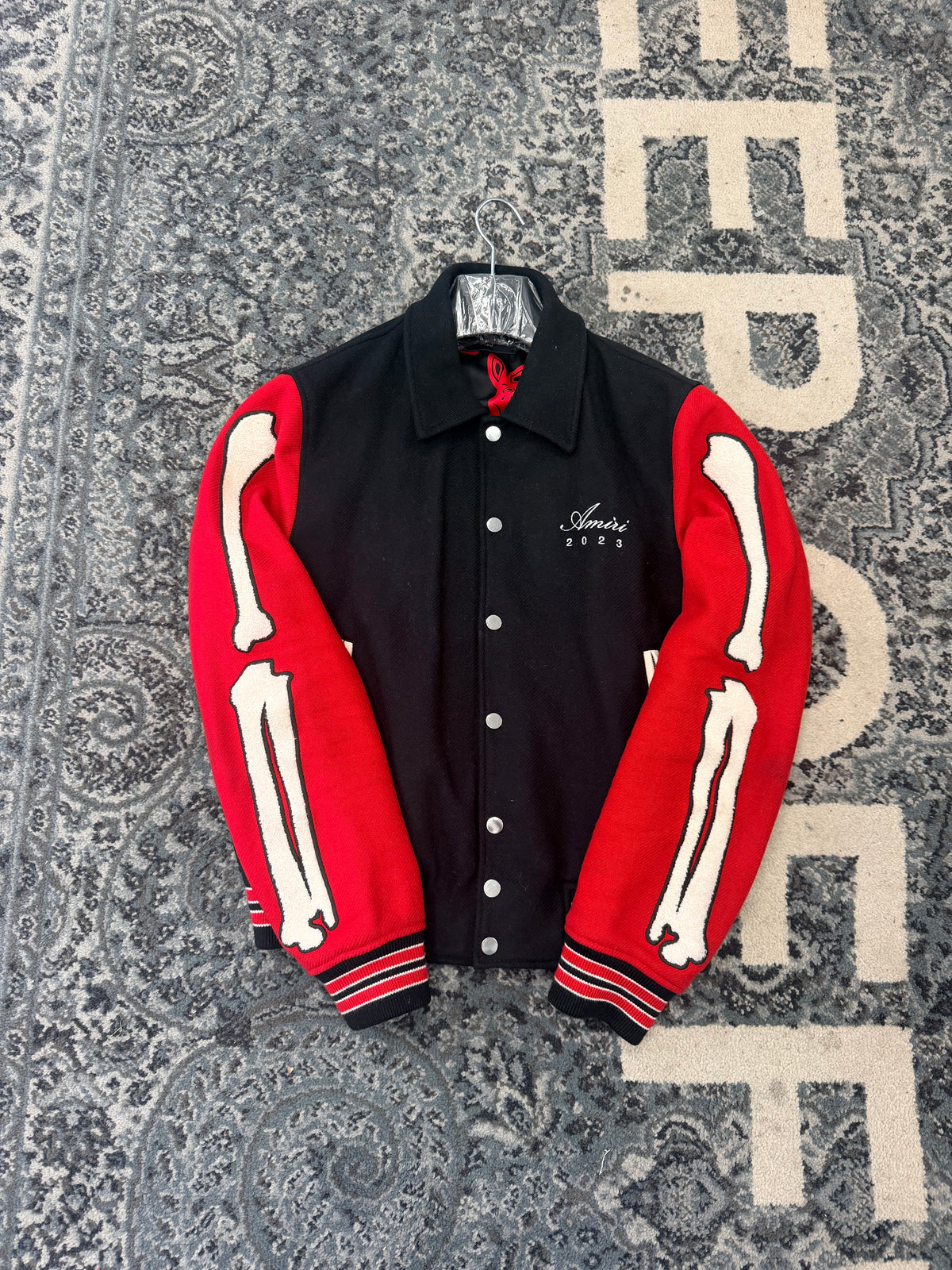 Amiri Bone Varsity Jacket Size M U
