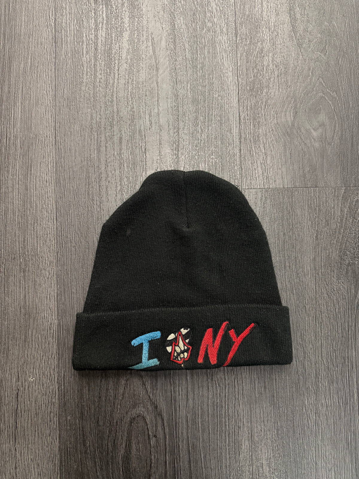 CHROME HEARTS “I❤️NY” beanie black OS U