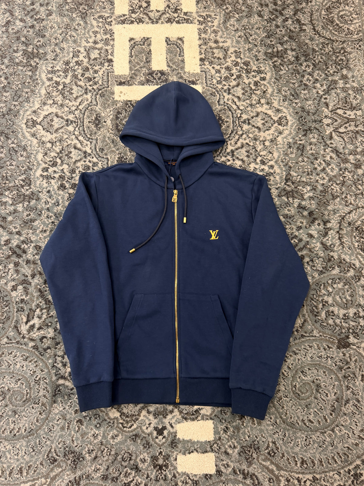 Louis Vuitton signature logo zip up Size Small U