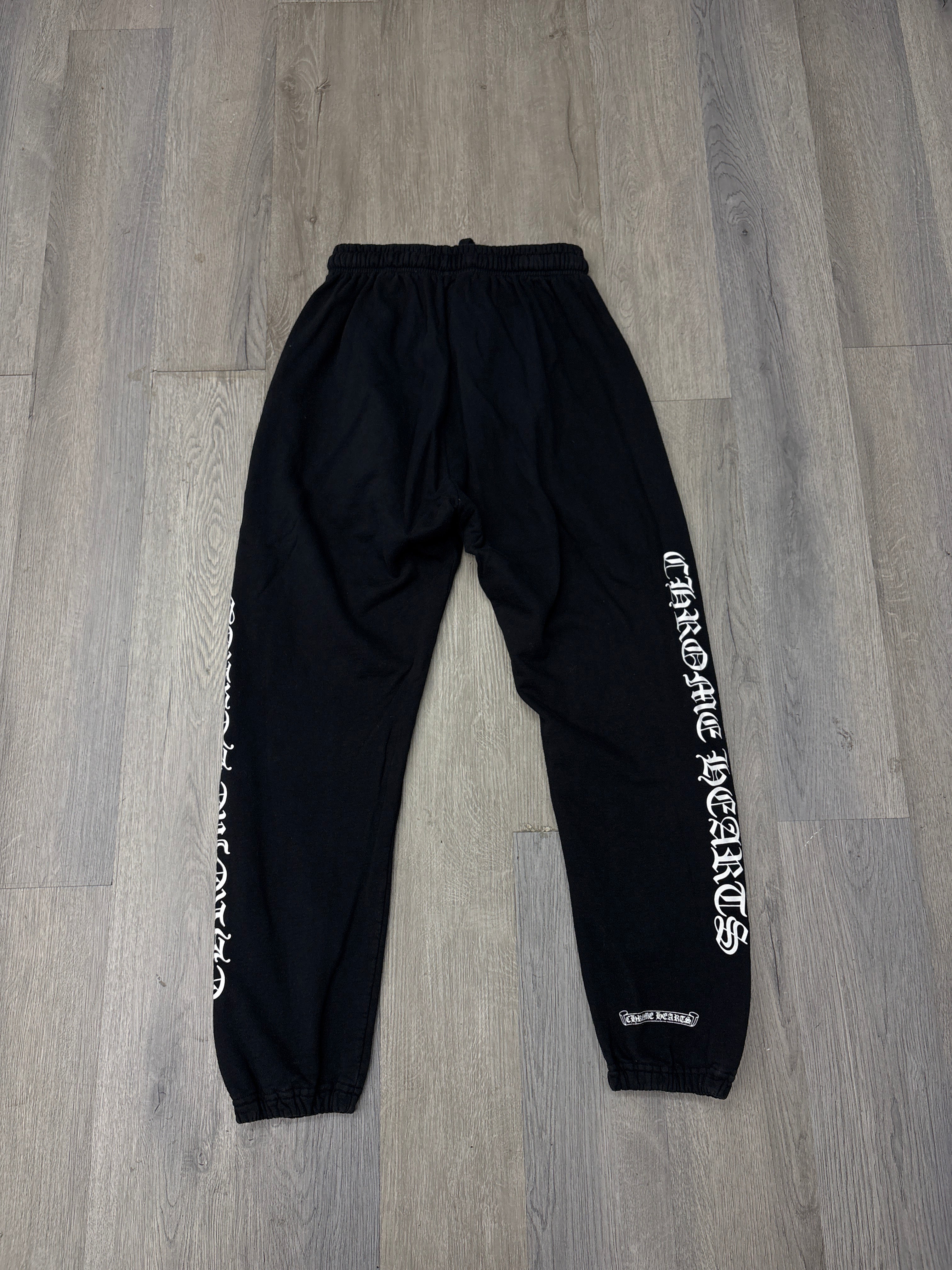 Chrome Hearts scroll logo sweatpants M U