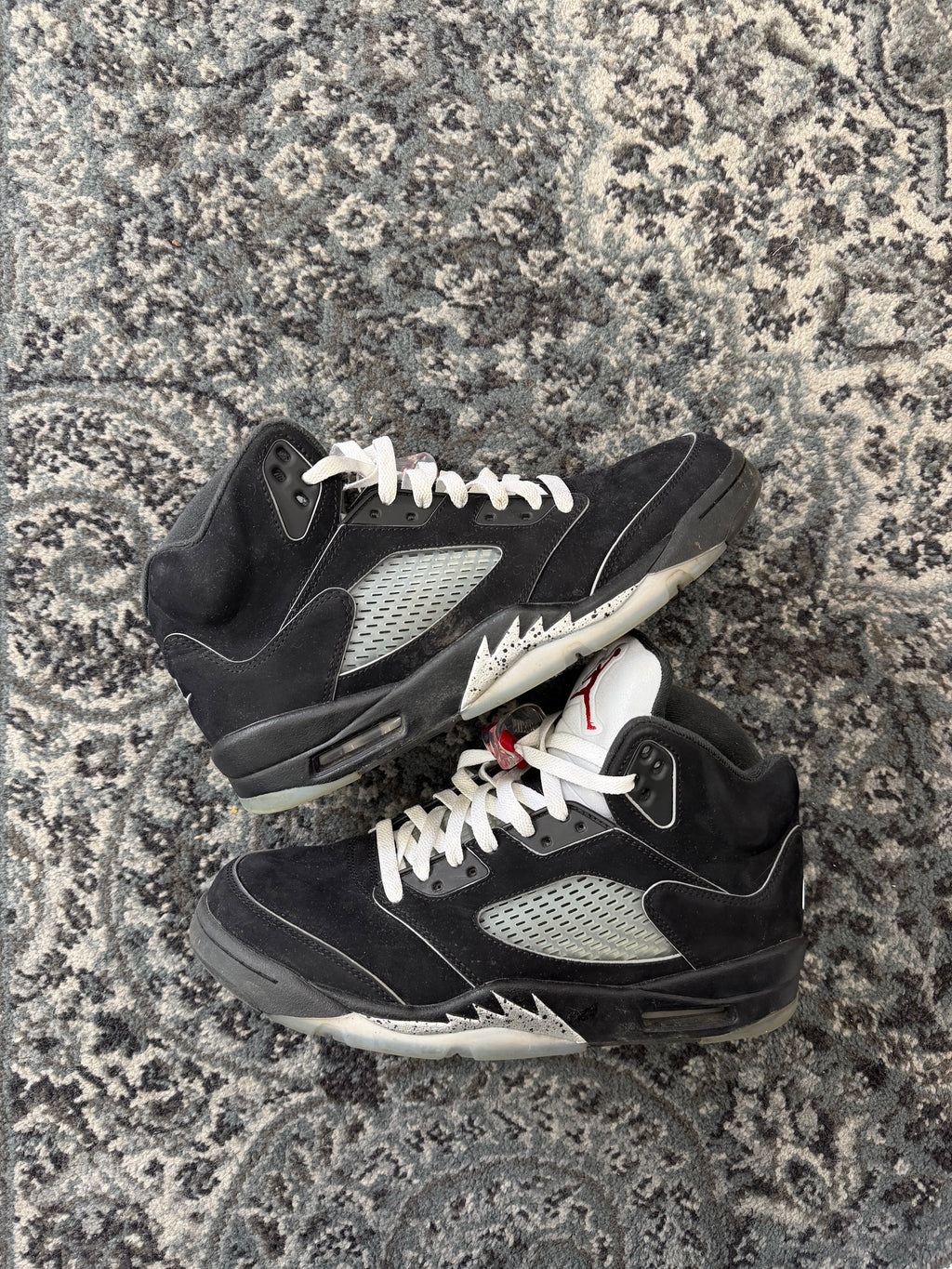 JORDAN 5 "black metallic" sneakers 10M NB U