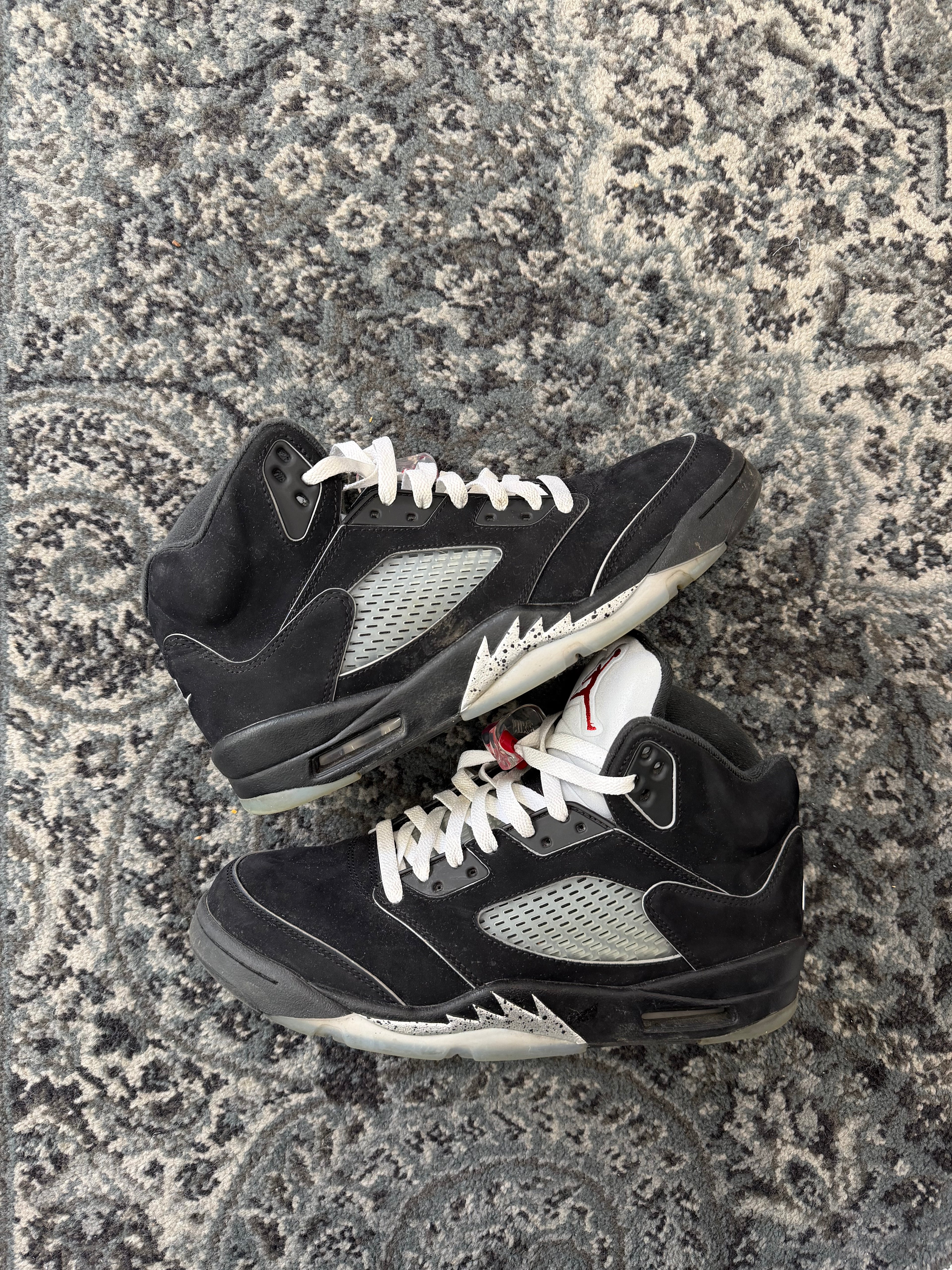 JORDAN 5 "black metallic" sneakers 10M NB U