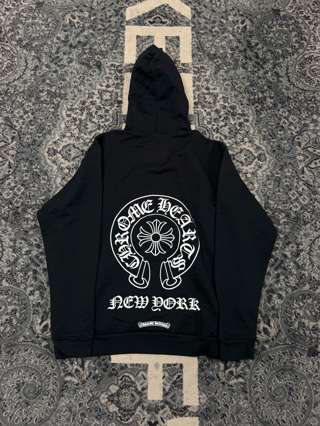 Chrome Heart NYC Horseshoe Hoodie Size Large NEW