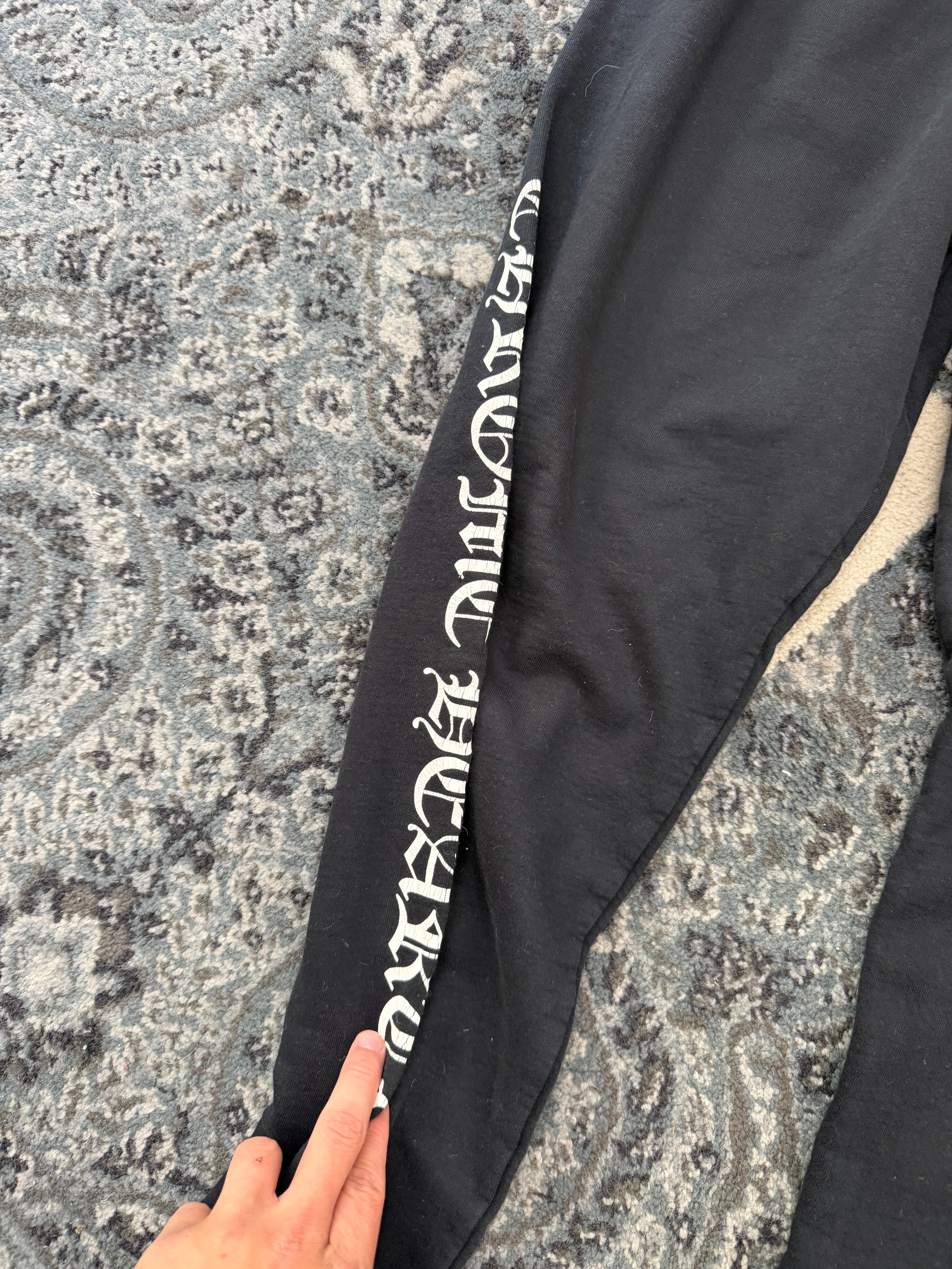 CHROME HEARTS floral sweatsuit black L U