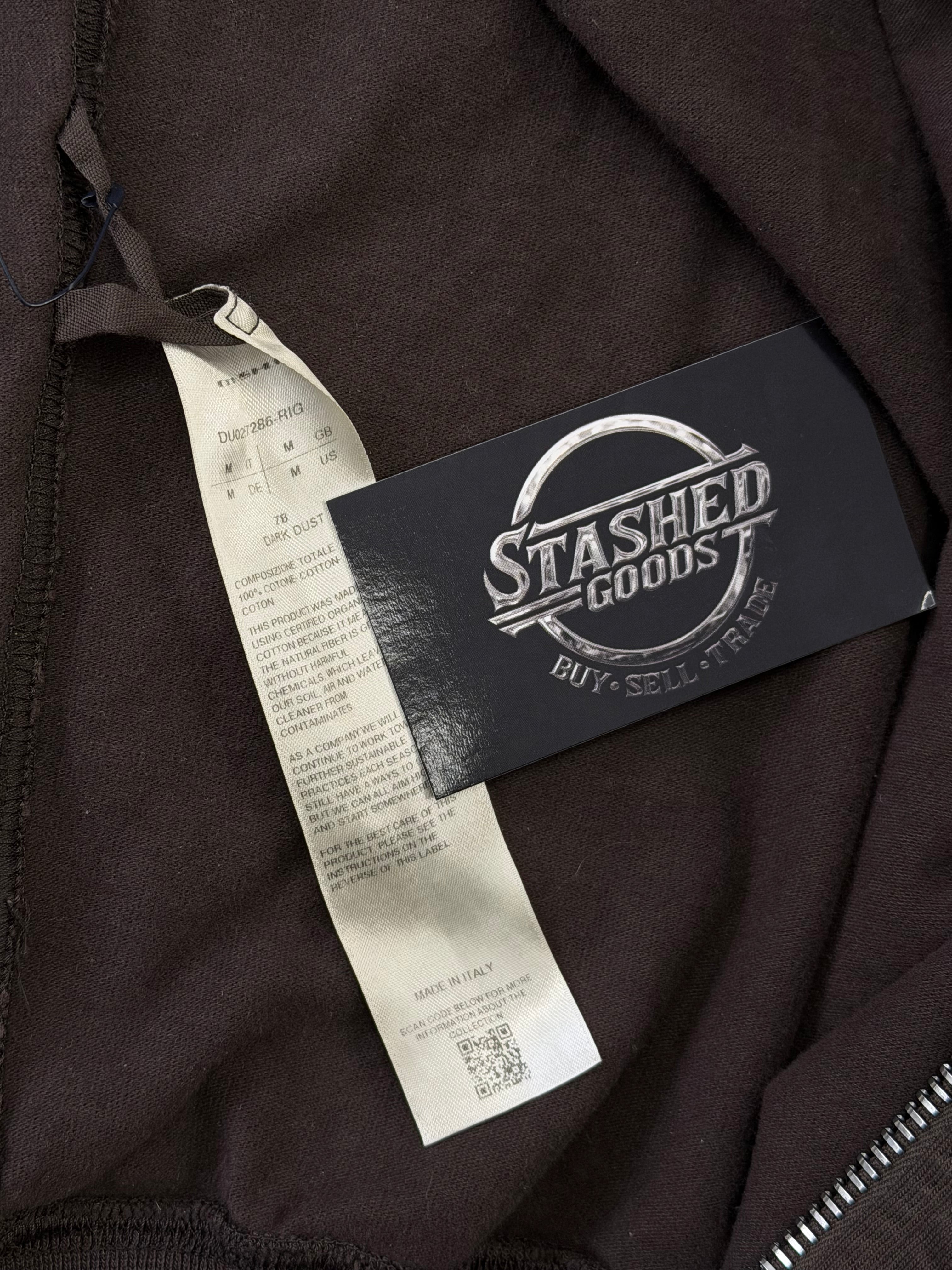 RO darkshdw zip up hoodie dark dust M U