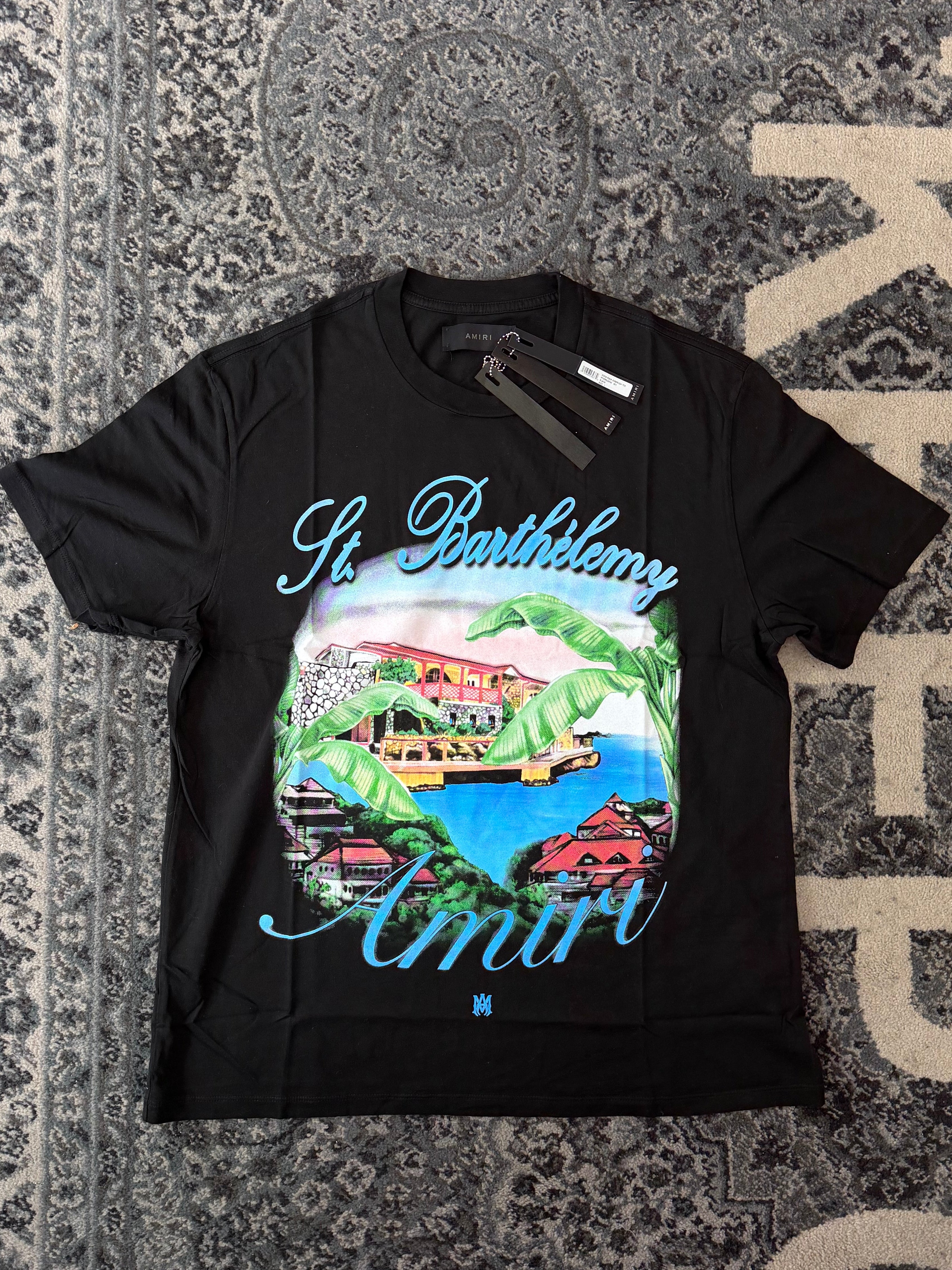 AMIRI st barth "eden rock" shirt L DSWT