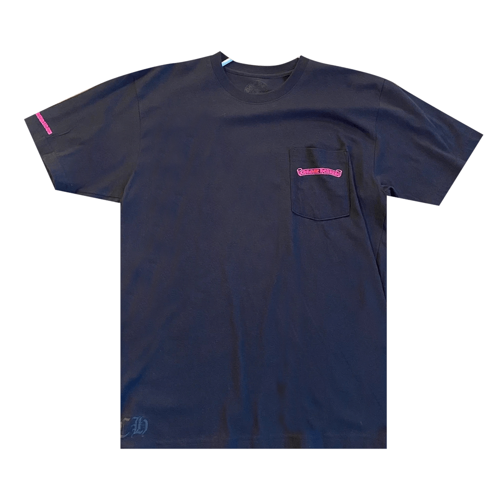 CHROME HEARTS hollywood shirt black/pink L DSWT