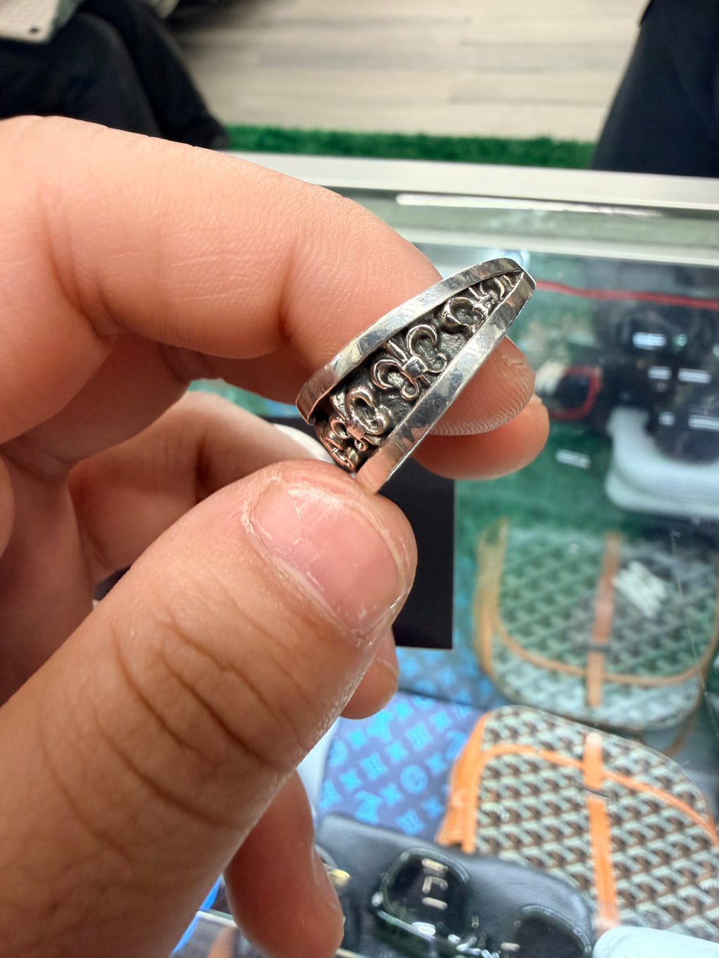 Chrome Heart Fleur Ring Size 8 U