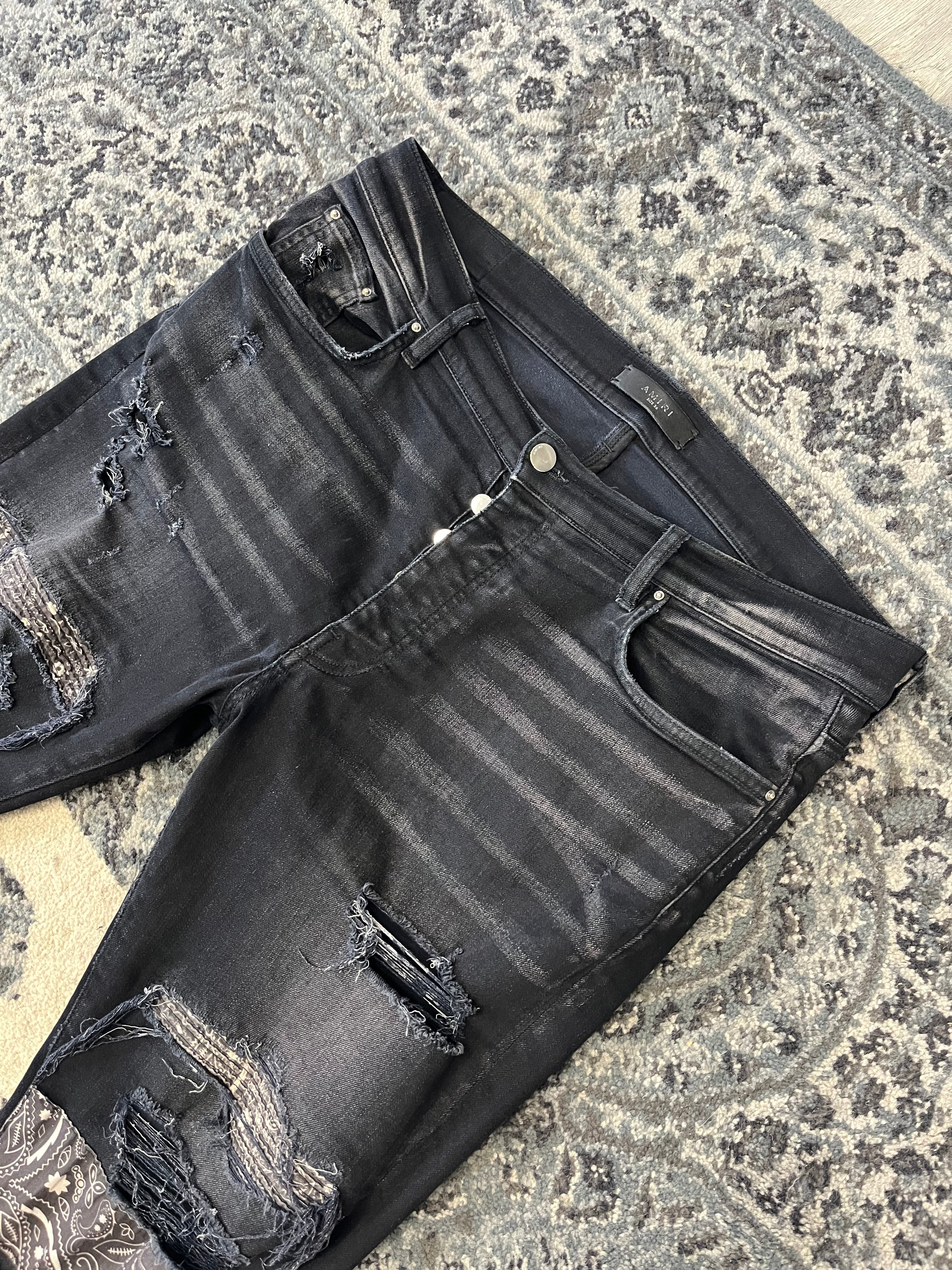 AMIRI art patch jeans black 36 U